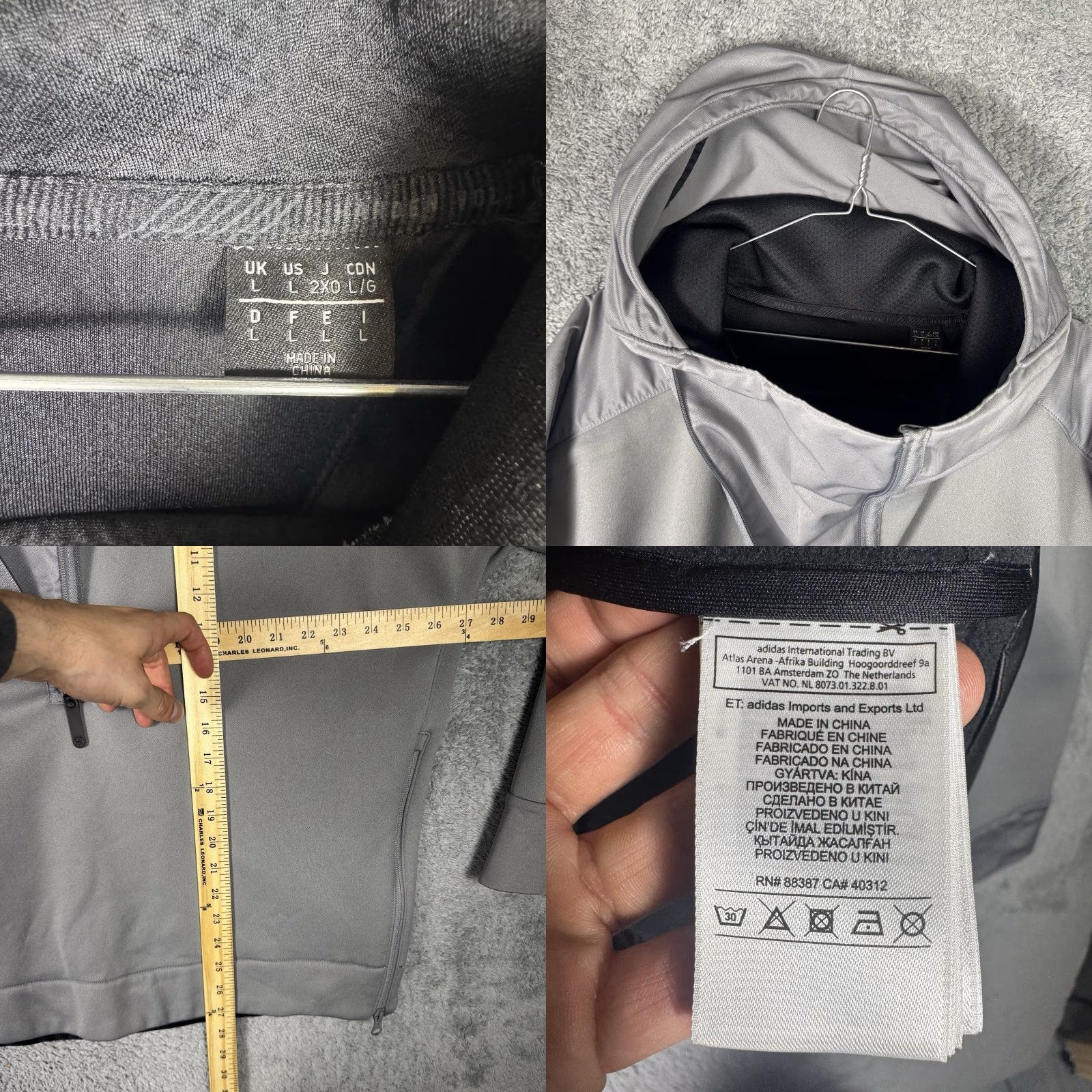Adidas Adidas James Harden Hoodie Mens Large Shooting Warmup Zip Adapt MVP Sweatshirt Size US XL / EU 56 / 4 - 8 Thumbnail