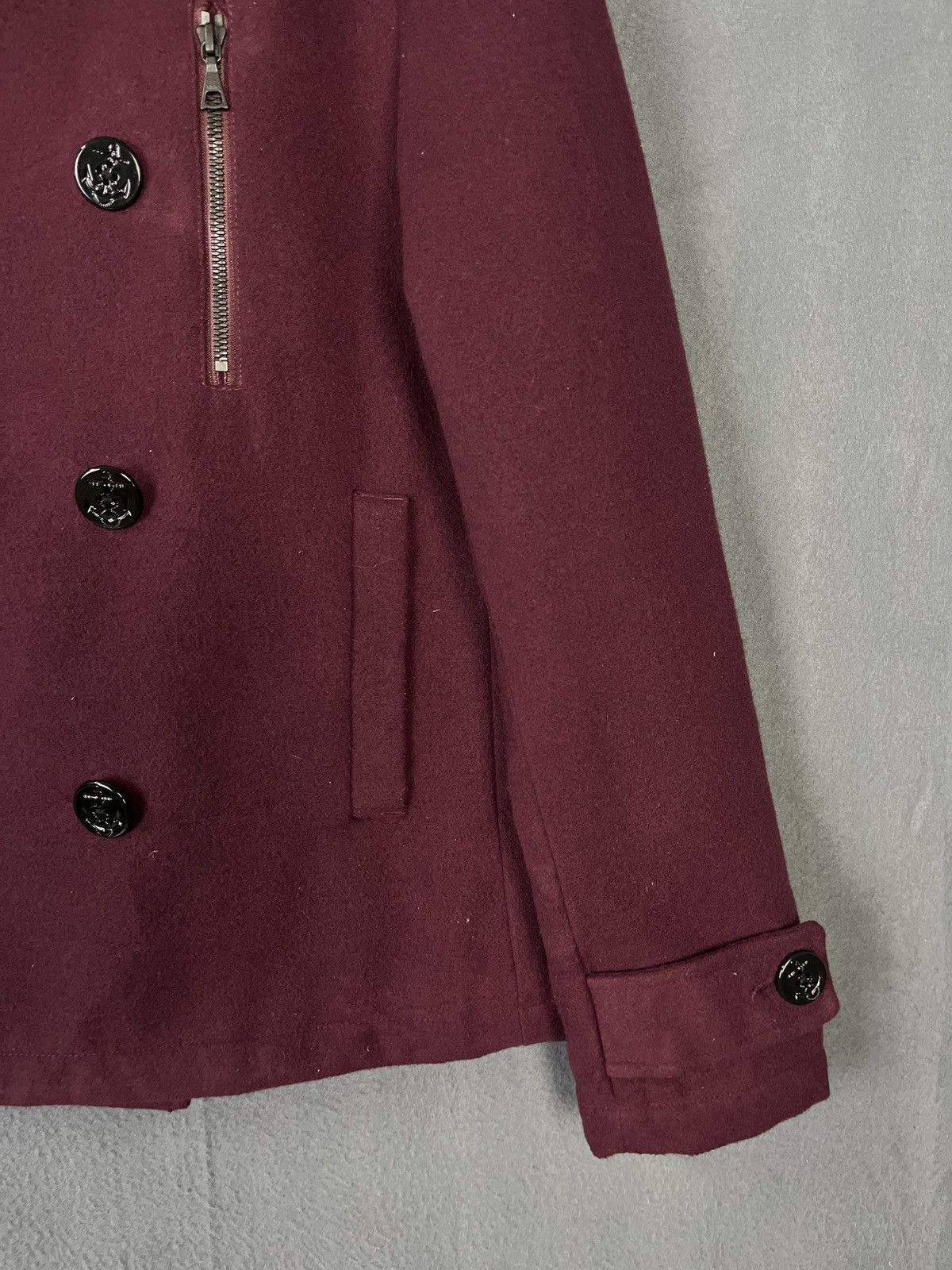 Beams Plus × Japanese Brand × Vintage Beams Heart Double Breasted Wool Cropped Jacket Size S / US 4 / IT 40 - 6 Thumbnail