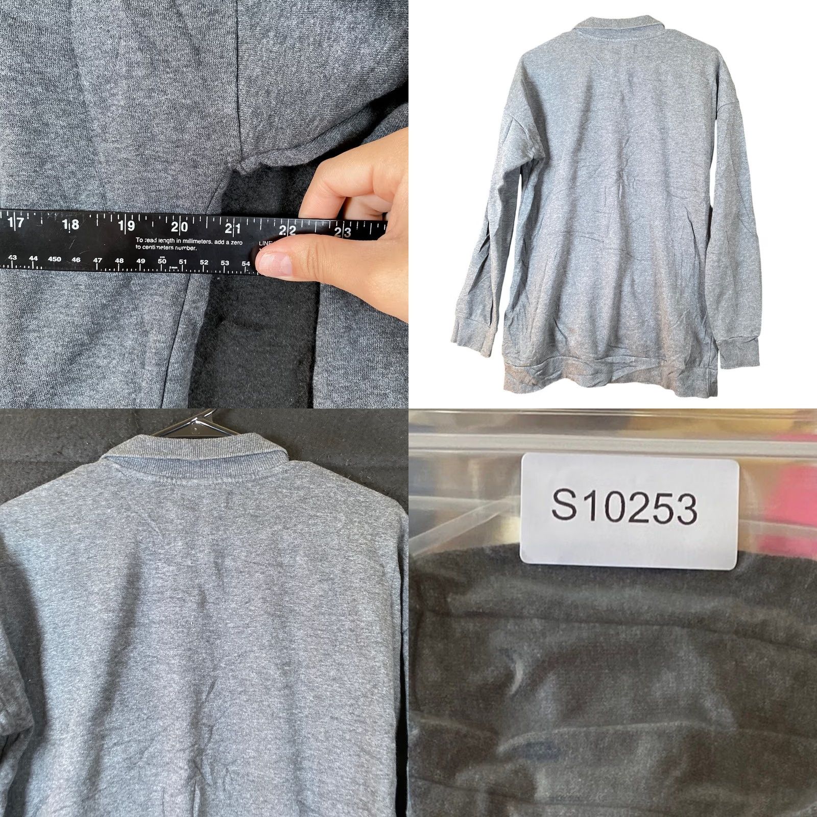 Adidas Adidas Womens Sweatshirt Gray Essentials Comfort Elongated 1/4 Zip Stretch M Hoodie Pullover Regular Solid Pattern Size M / US 6-8 / IT 42-44 - 8 Thumbnail