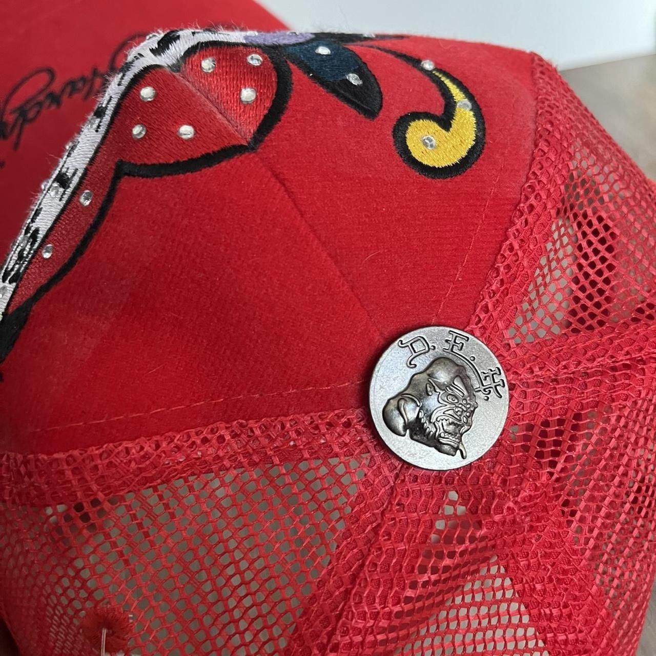 Ed Hardy × Vintage love kills slowly ed hardy trucker Size ONE SIZE - 5 Thumbnail