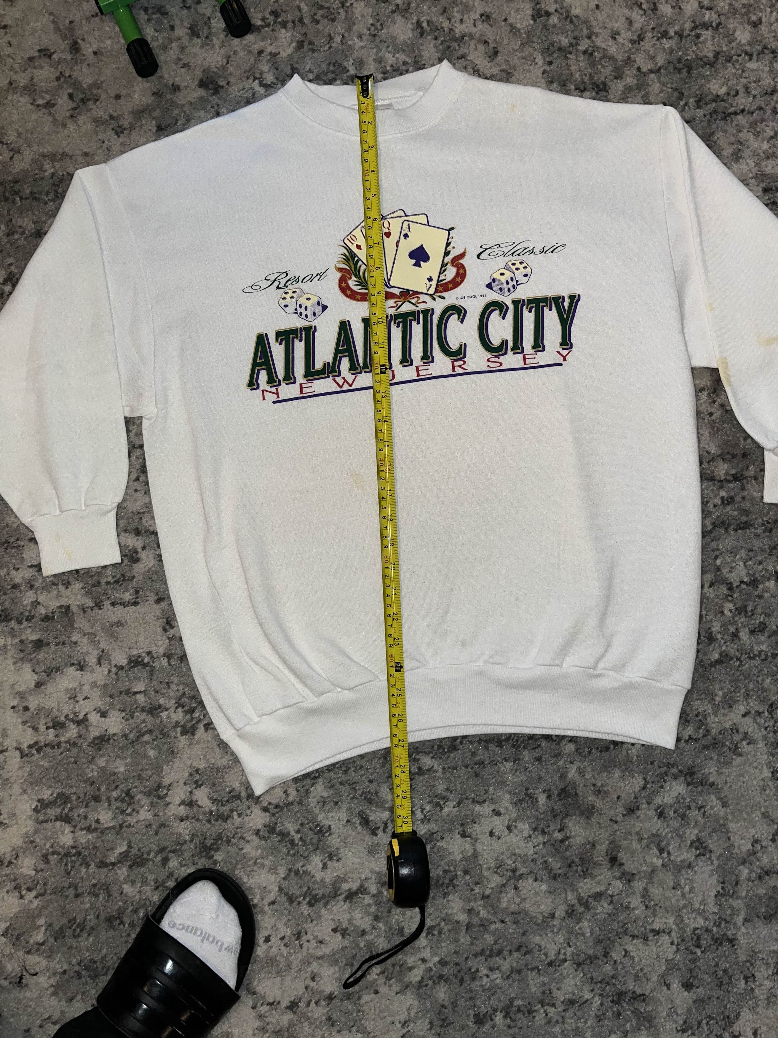 Vintage Vintage 90s Atlantic City Resort Sweatshirt Size US L / EU 52-54 / 3 - 6 Thumbnail
