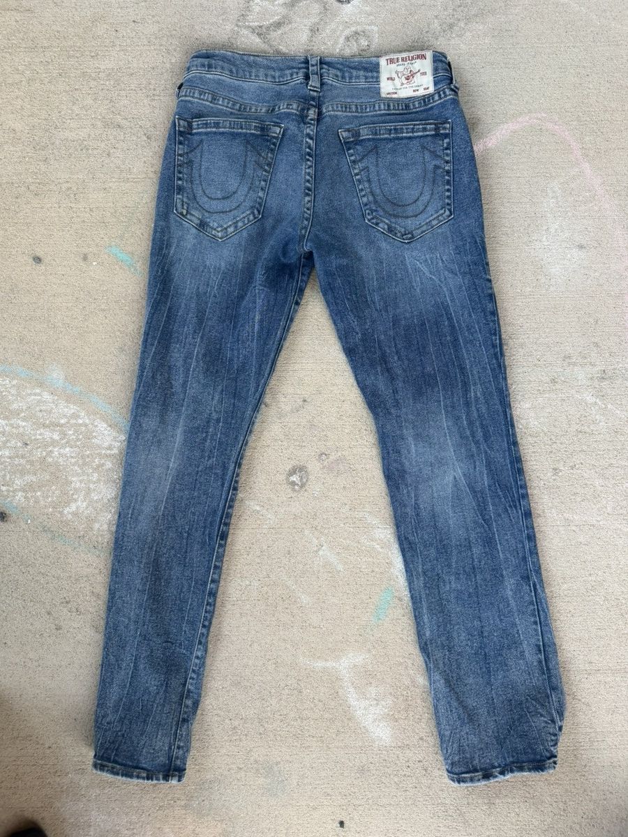 True Religion True Religion Ricky Straight Relaxed Denim Size US 32 / EU 48 - 2 Thumbnail