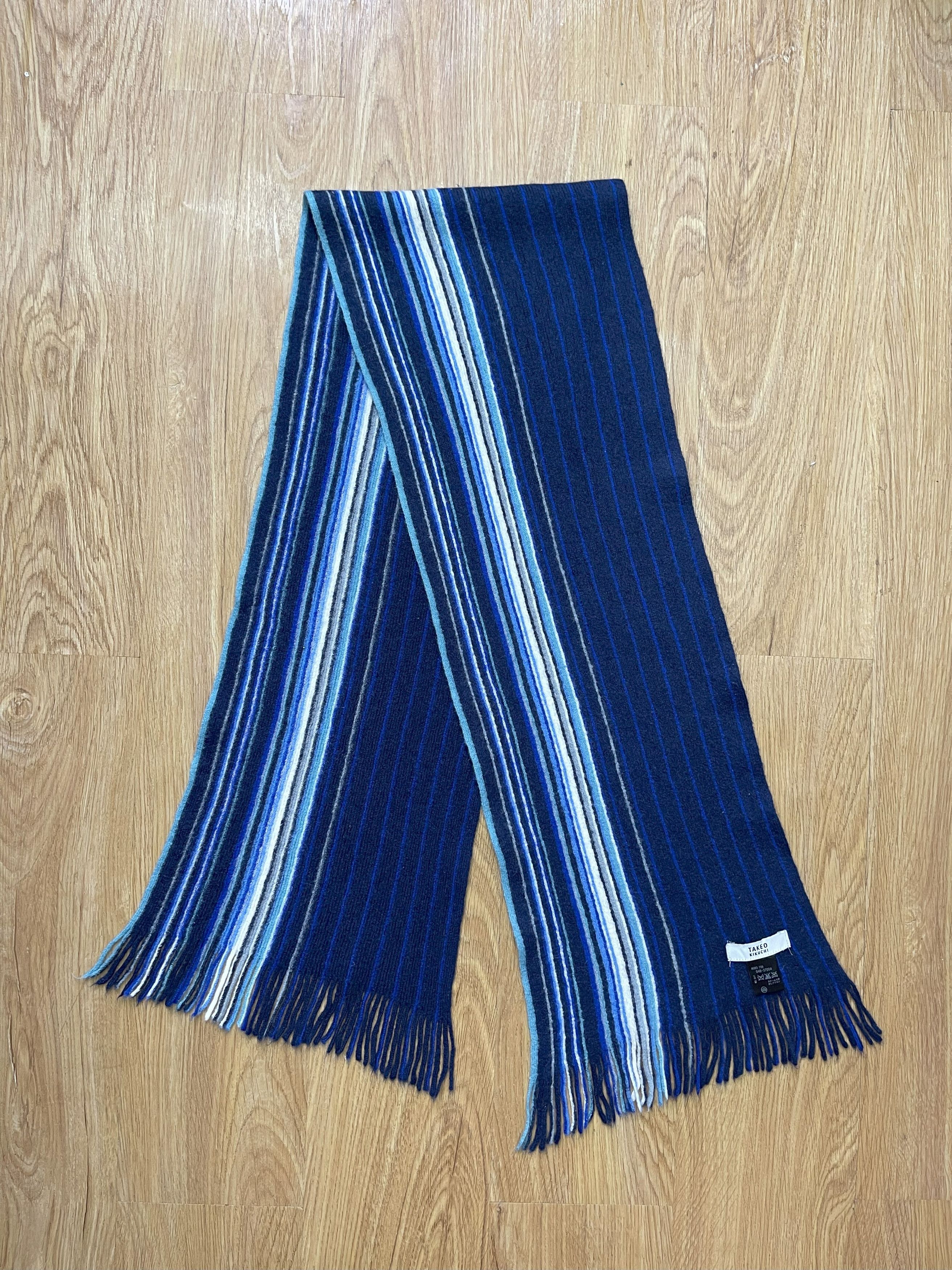 Takeo Kikuchi Vintage Takeo Kikuchi Scarf / Muffler - 6042 Size ONE SIZE - 7 Thumbnail