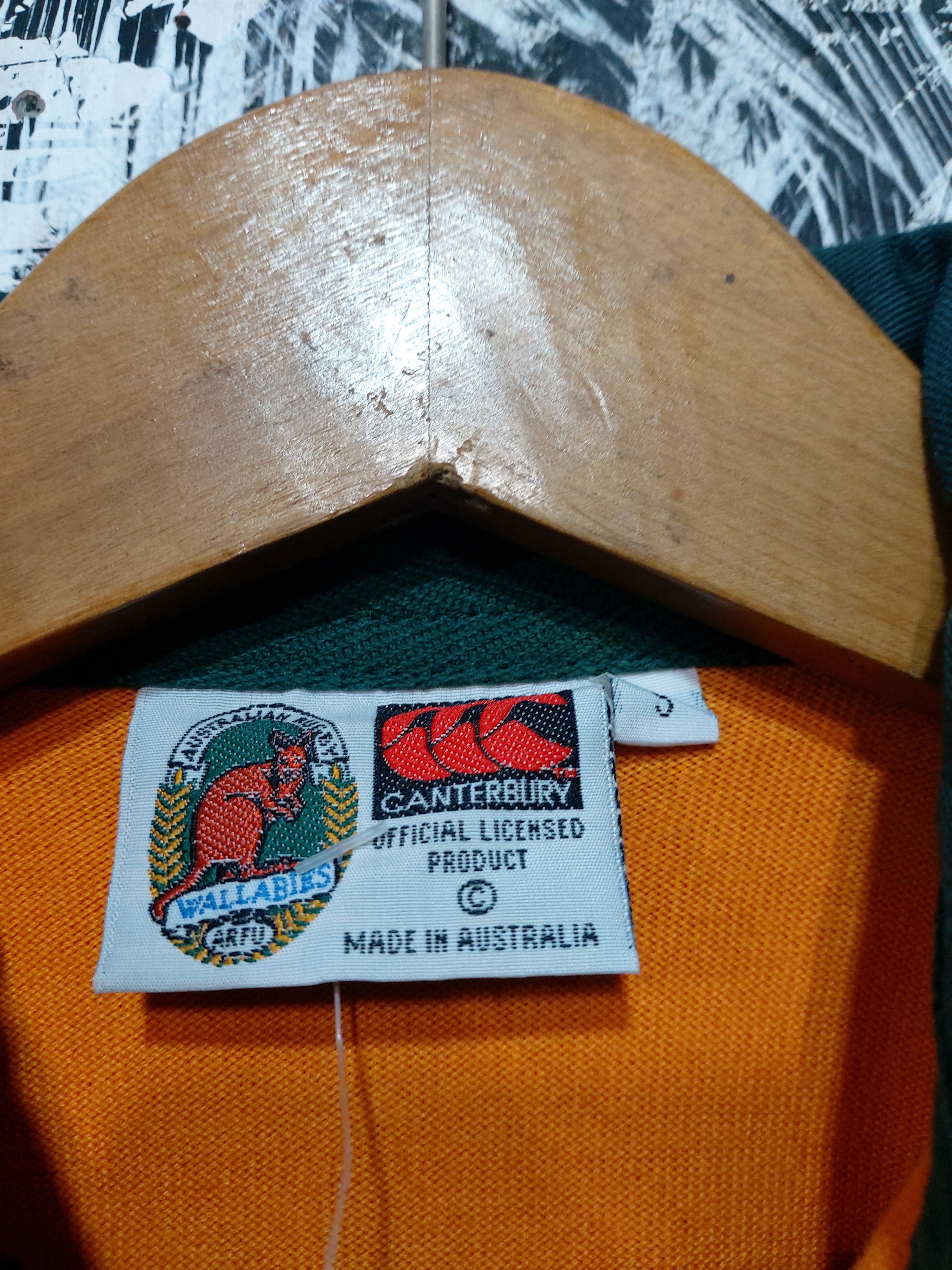 Canterbury of New Zealand CANTERBURY WALLABIES AUSTRALIA UNION RUGBY SHIRT Size US S / EU 44-46 / 1 - 4 Thumbnail