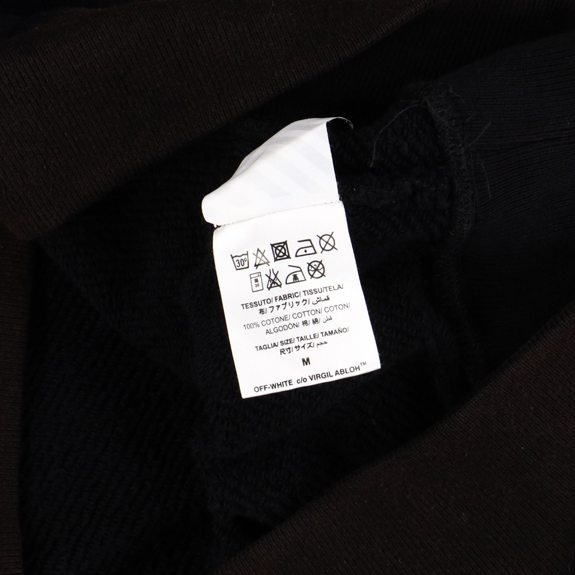 Off-White Rusted Black Floating Skulls Double Sleeve Oversized Hoodie Size US M / EU 48-50 / 2 - 4 Thumbnail