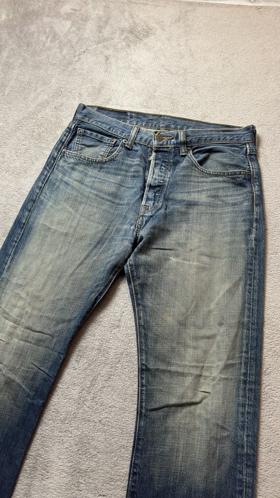 Engineered Garments Levis Dirty Faded Mudwash Distressed Jeans LGB ifsixwasnine Size US 31 - 2 Thumbnail