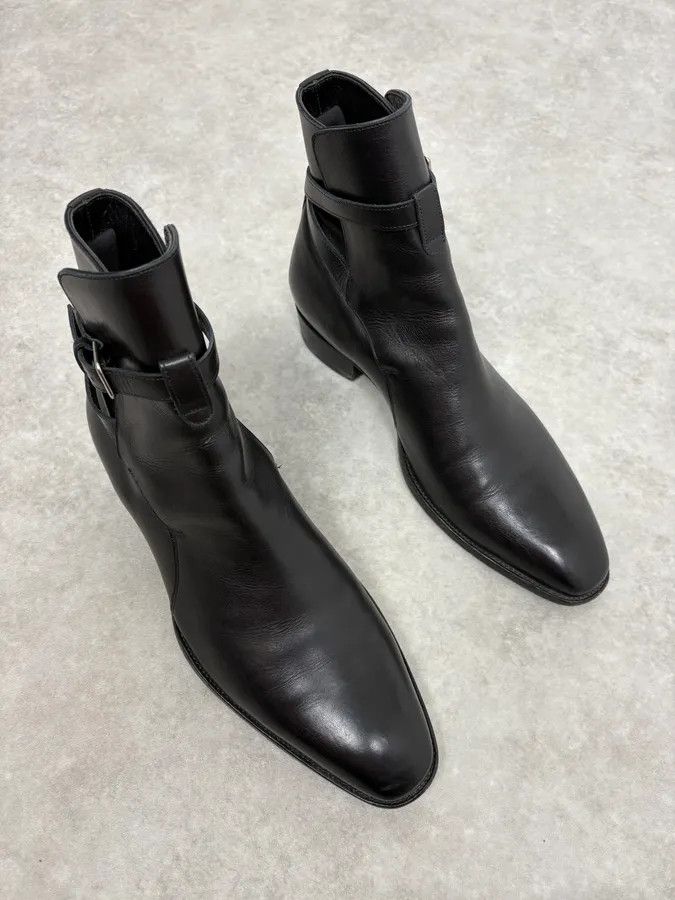 Saint Laurent Paris Saint Laurent Black Dakota Ankle Leather Boots Size US 9 / EU 42 - 4 Thumbnail