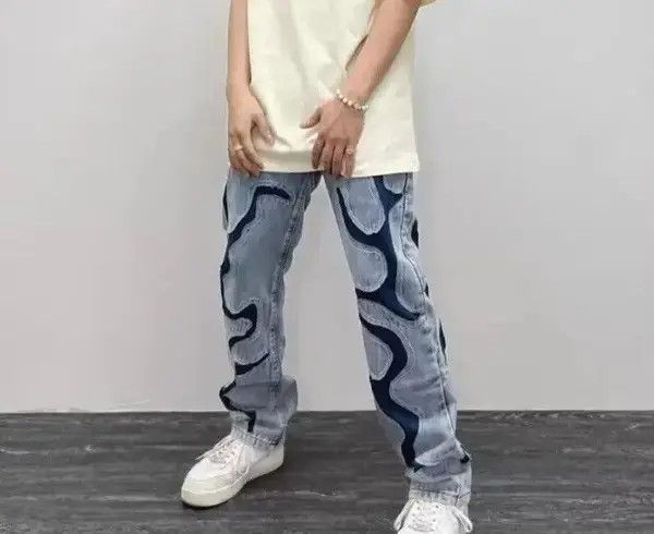 Japanese Brand Vintage High Street Denim Jeans Size US 31 - 3 Thumbnail