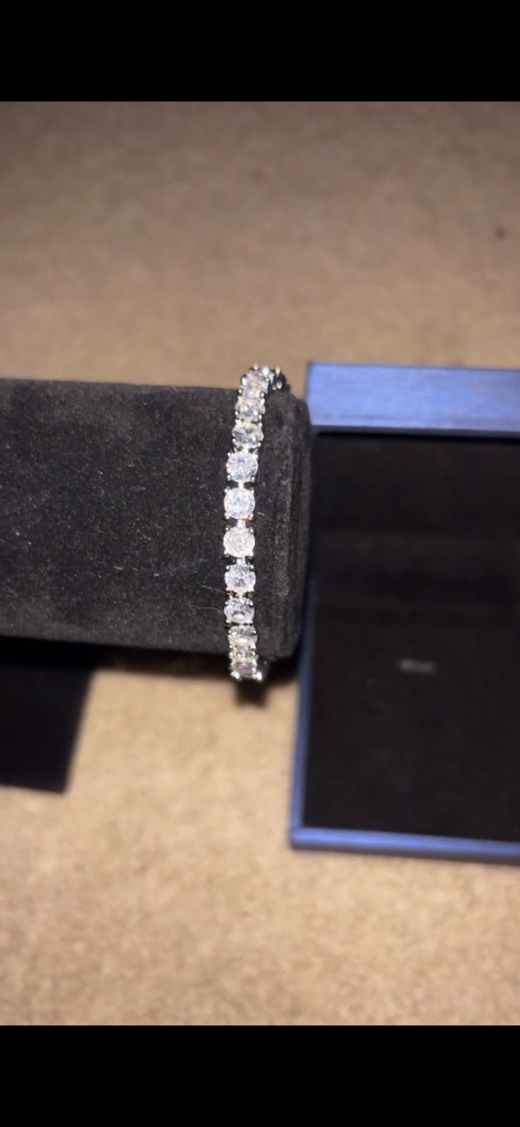 Other VVS1 Moissanite tennis bracelet 4mm Size ONE SIZE - 1 Preview