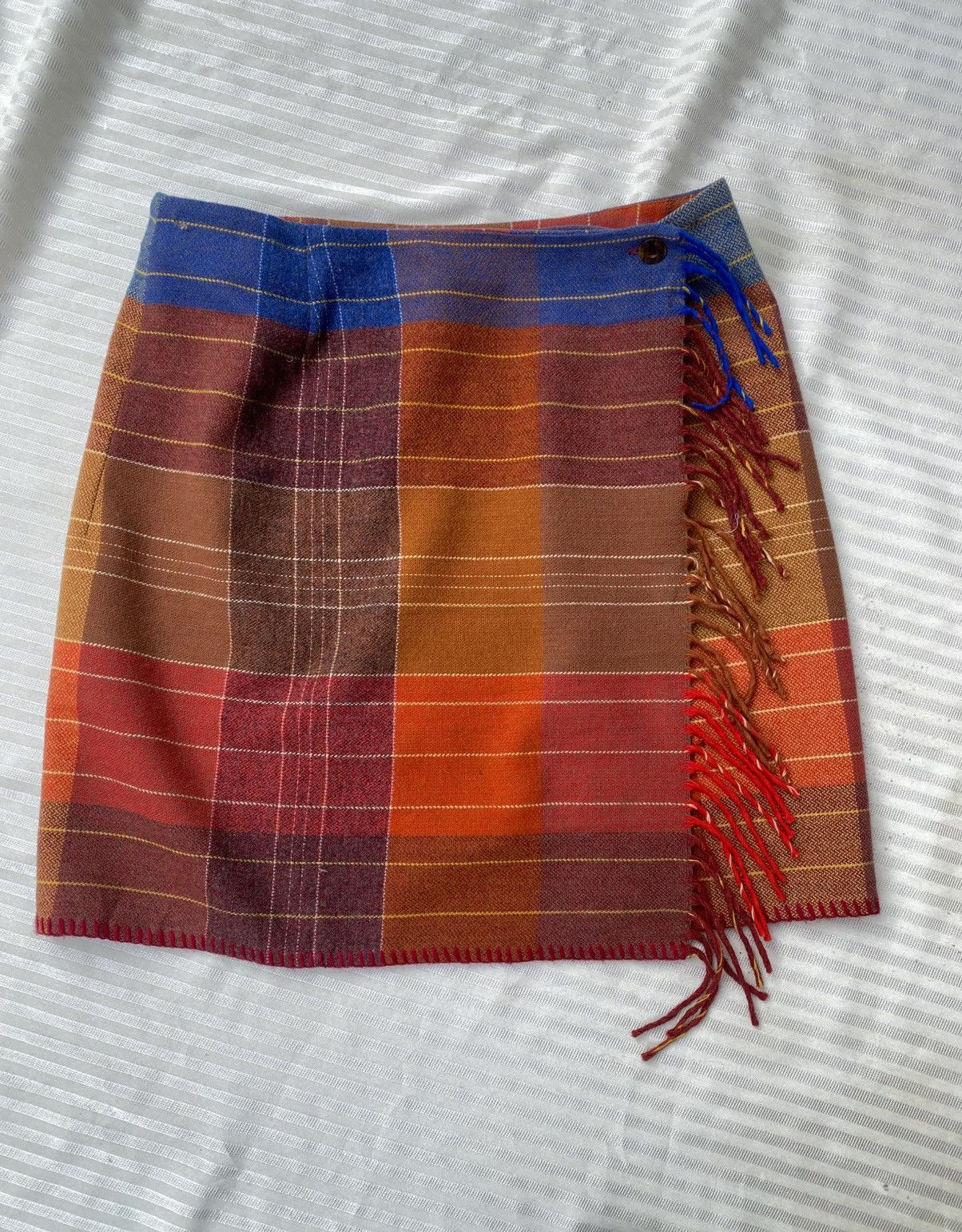 Etro Vintage Etro Milano Midi Wrap Skirt (1990s/2000s) Size 28" / US 6 / IT 42 - 2 Thumbnail