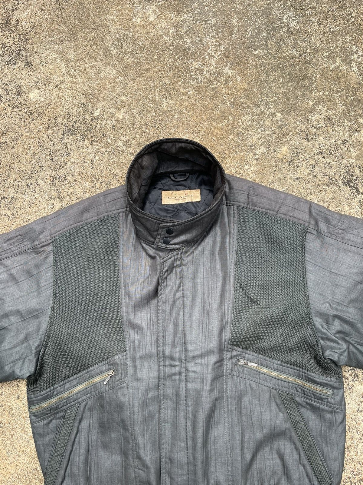 Japanese Brand Vintage Lucasini Dark Green Bomber Jacket M Size US M / EU 48-50 / 2 - 3 Thumbnail