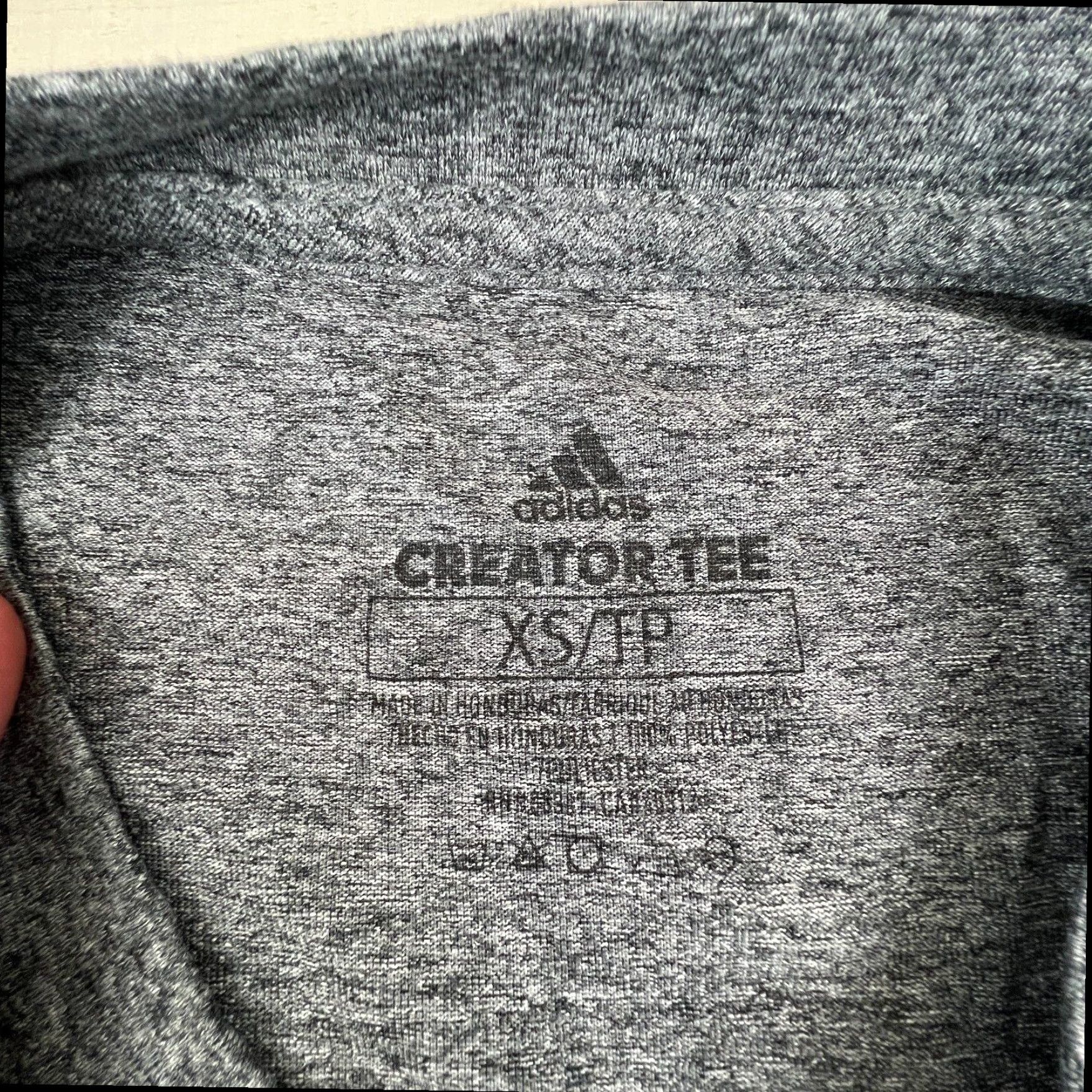 Adidas Adidas Mens Gray Creator Tee Shirt Florida International XS Short Sleeve Knit T-Shirt New Size US XS / EU 42 / 0 - 3 Thumbnail