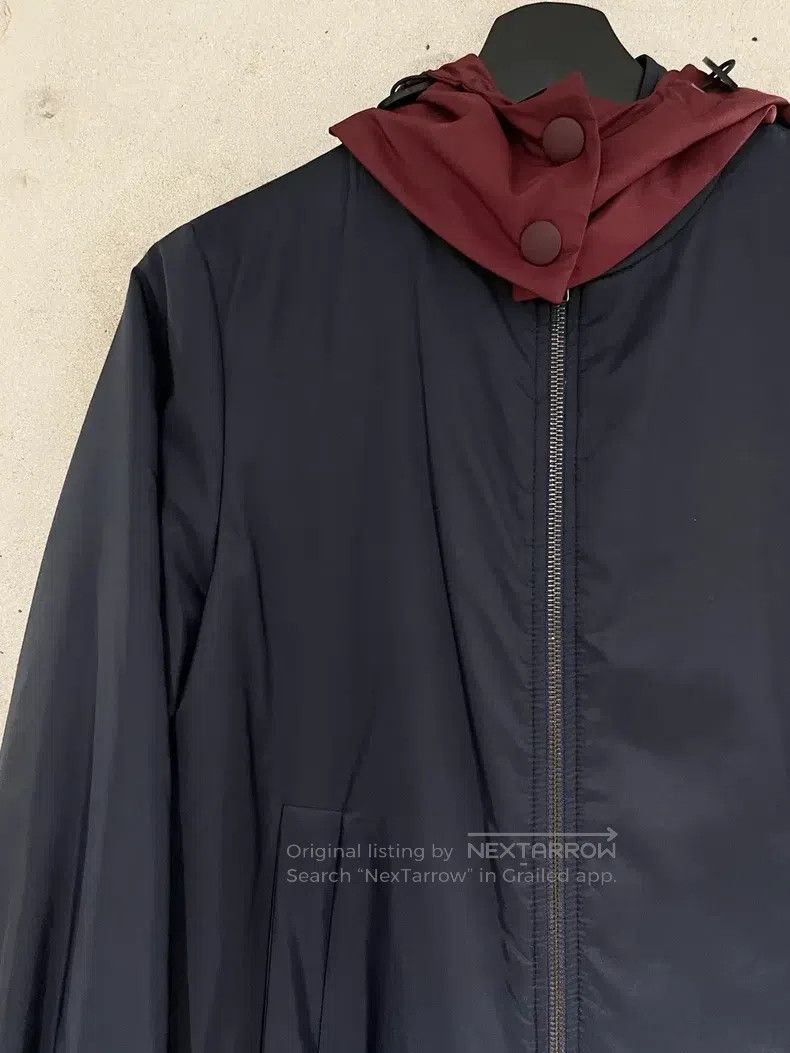 Jil Sander Jil Sander size 36 Military Blue Patchwork Hooded Long Coat Size M / US 6-8 / IT 42-44 - 2 Thumbnail