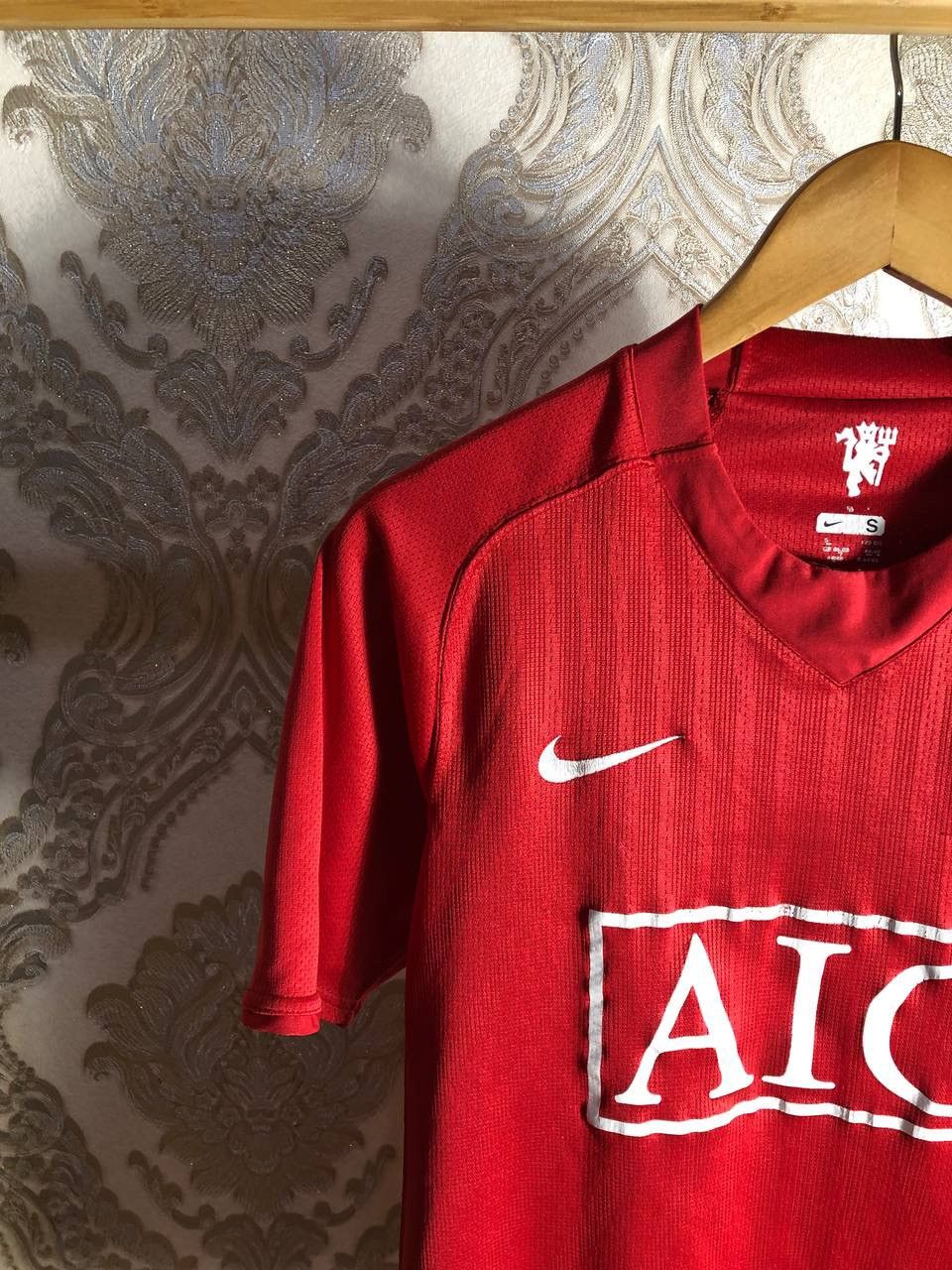Nike × Vintage VERY RARE NIKE FC MANCHESTER UNITED ENGLAND SOCCER JERSEY Size US S / EU 44-46 / 1 - 3 Thumbnail