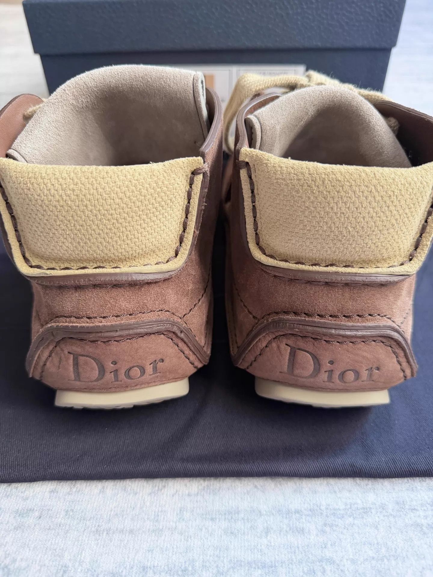 Dior Dior Roadie Brown Suede Wide Foot Sneakers 40 Size US 7 / EU 40 - 5 Thumbnail