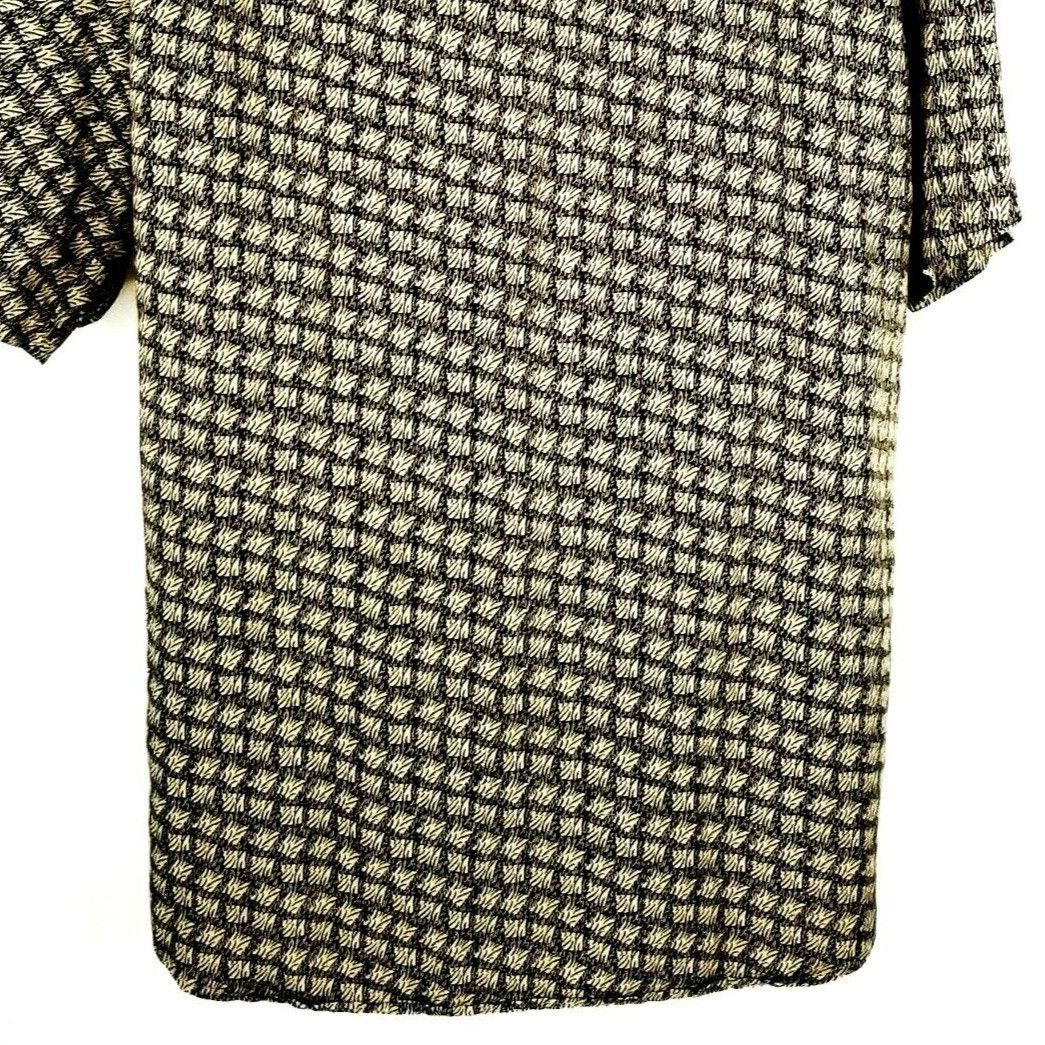 Murano Murano Button Front Shirt Mens Size XL Linen Blend Tan Gray Size US XL / EU 56 / 4 - 6 Thumbnail