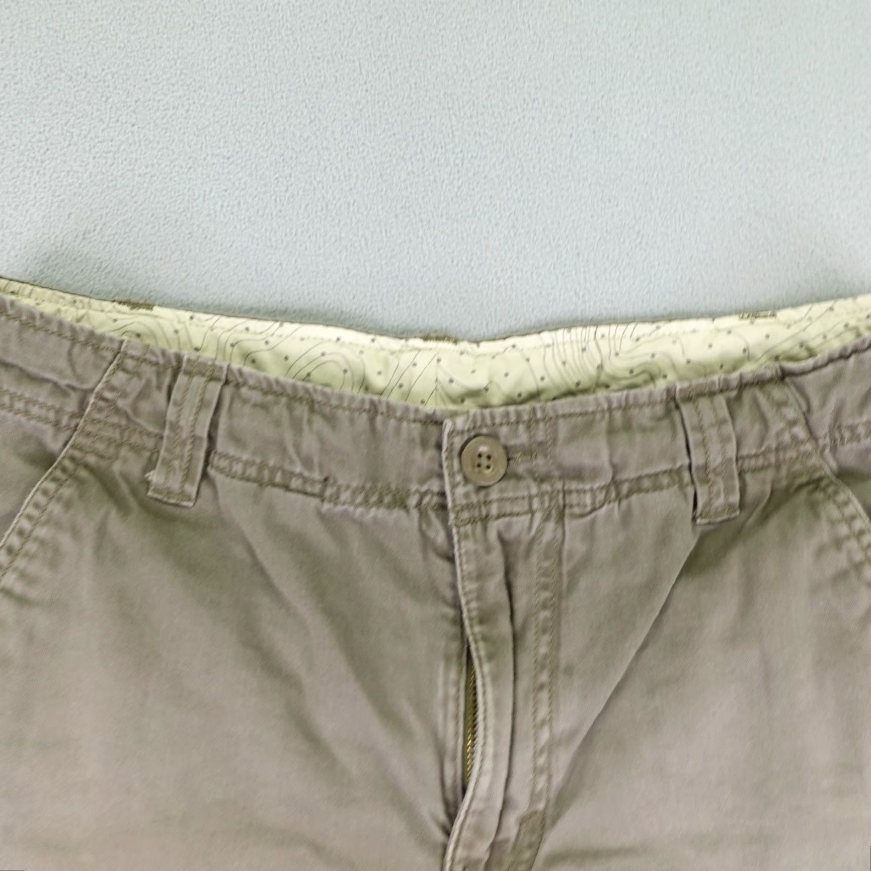 The North Face VINTAGE The North Face Cargo Shorts Mens 32 Long Brown Canvas Casual Hiking Camping Workwear Size US 32 / EU 48 - 2 Thumbnail