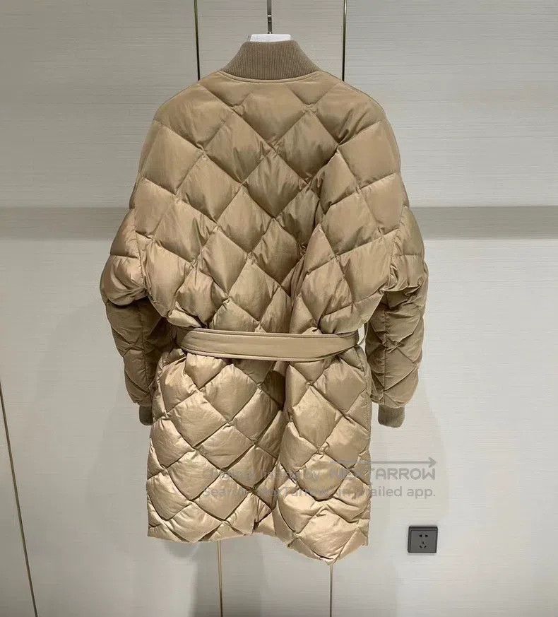 Hermes Hermes 21 Autumn/Winter Mid-length Beige Down Jacket Size XS / US 0-2 / IT 36-38 - 3 Thumbnail