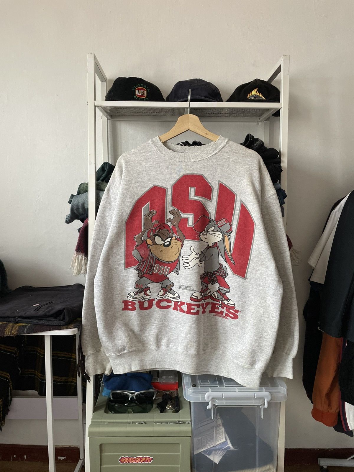 NFL Vintage NFL OSU Tazmania Sweatshirt Size US L / EU 52-54 / 3 - 1 Thumbnail
