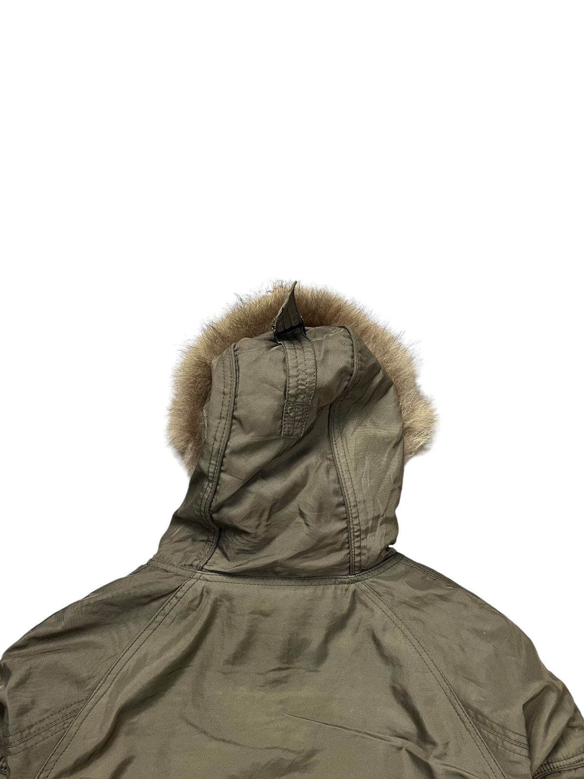 If Six Was Nine 2000s GOA - Fur Hoodie Cyber Cargo Jacket Size US M / EU 48-50 / 2 - 8 Thumbnail