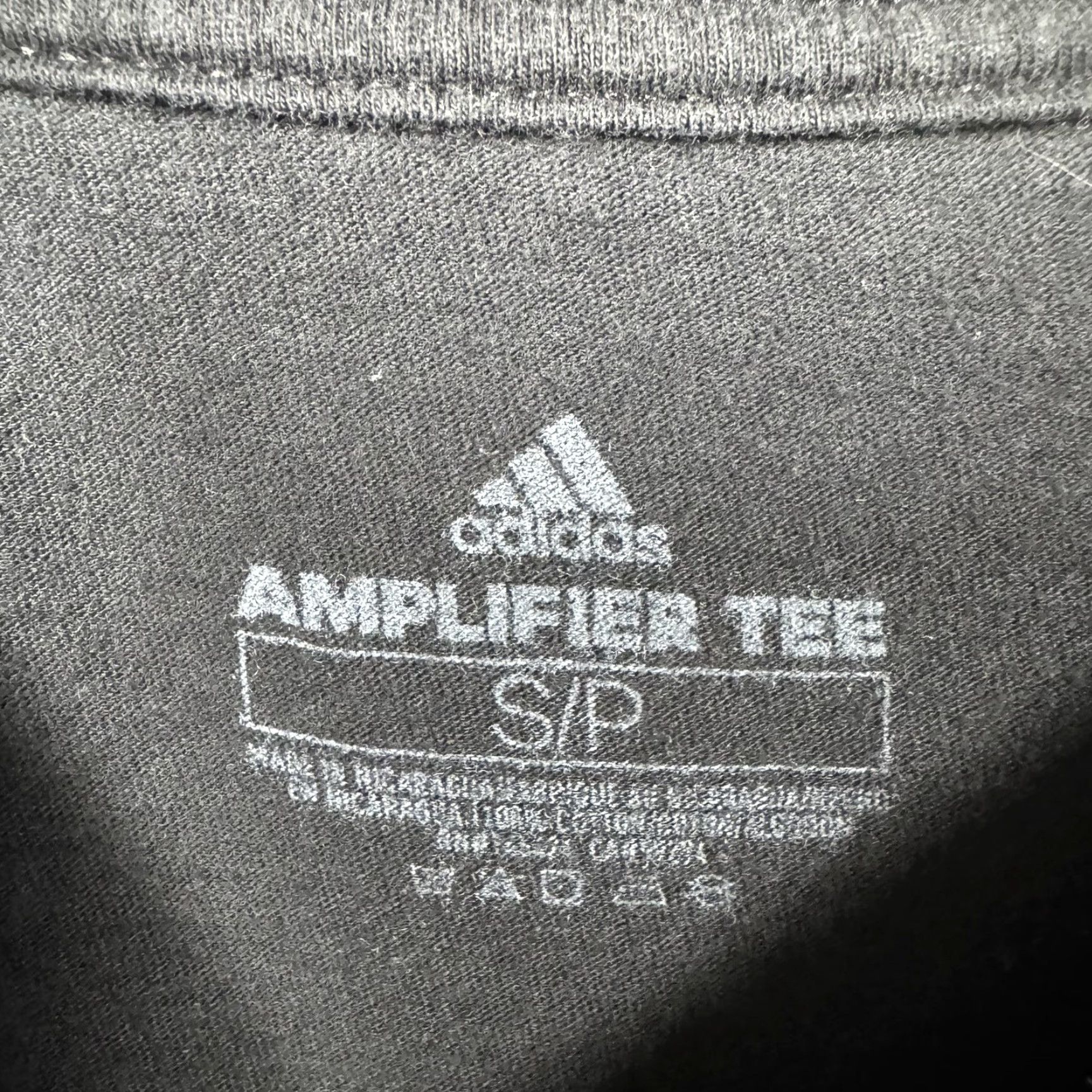 Adidas Adidas Shirt Mens S Black Amplifier Tee Graphic Print Crew Neck Japanese Lettering Streetwear Athletic Size US S / EU 44-46 / 1 - 4 Thumbnail