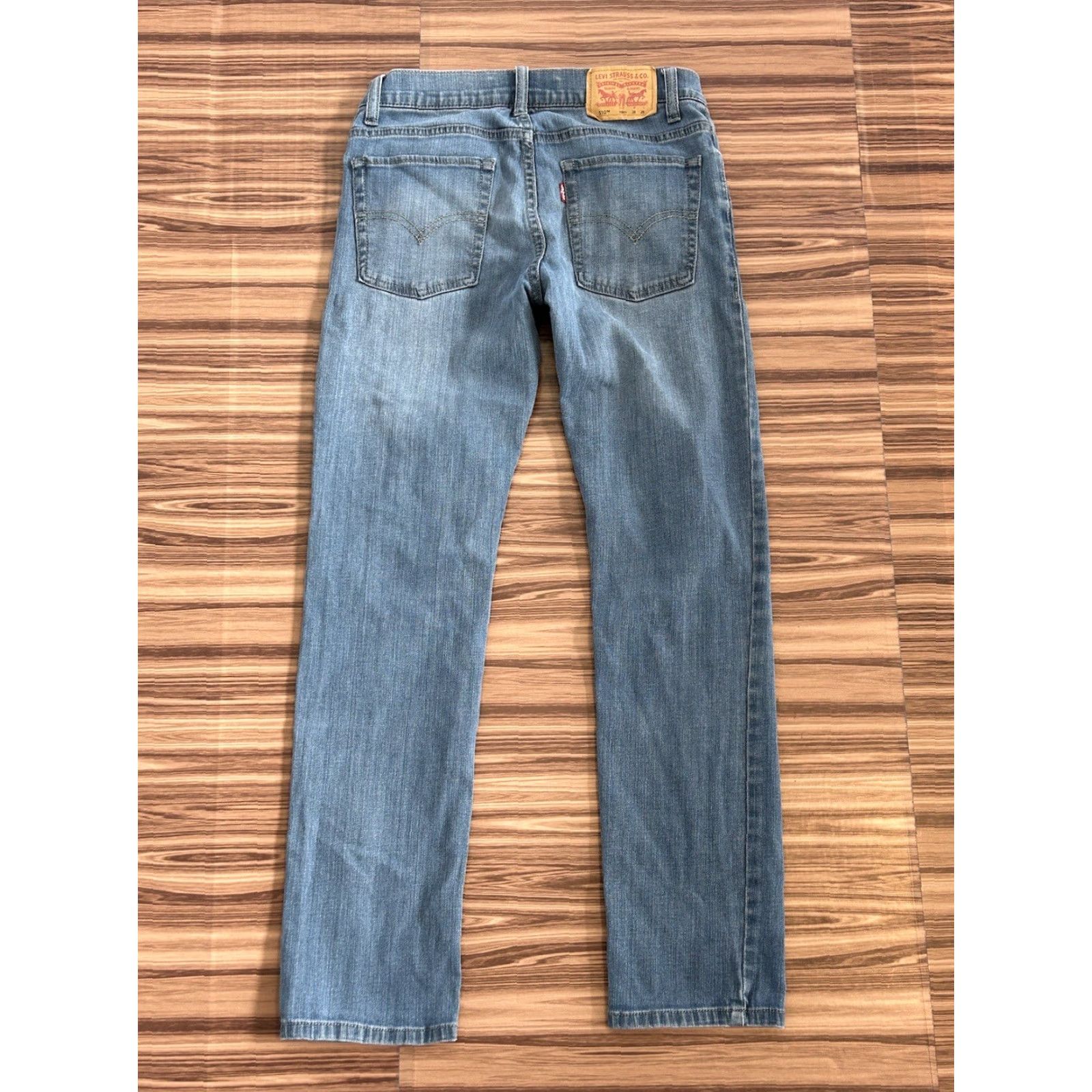 Levi's Boys Levis 510 Skinny Blue Denim Jeans Size 16 Reg 28x28 Size US 28 / EU 44 - 2 Thumbnail