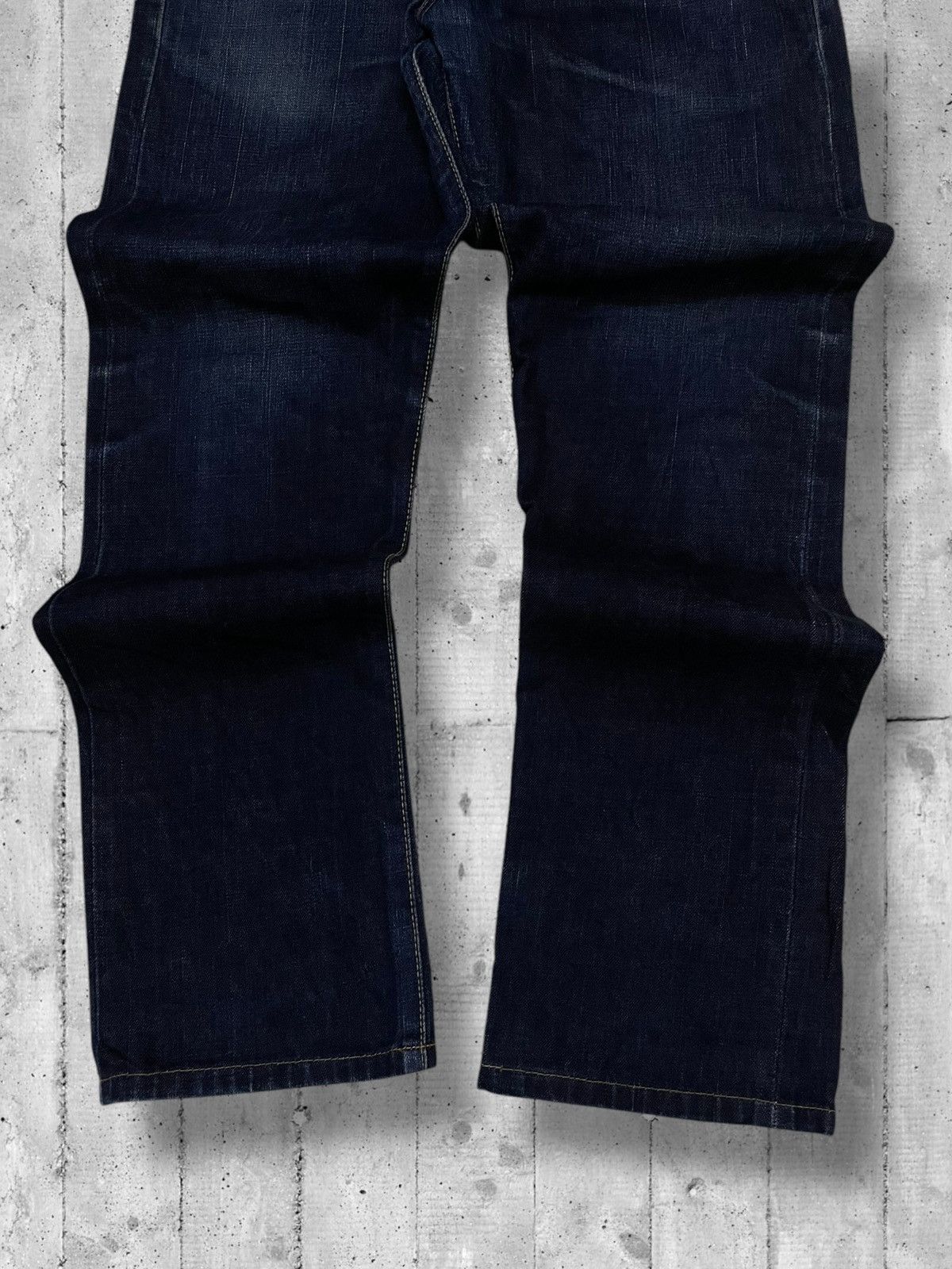Designer × Edwin × Vintage Vintage Og Designer Japan Edwin Selvedge Distressed Denim Size US 34 / EU 50 - 3 Thumbnail