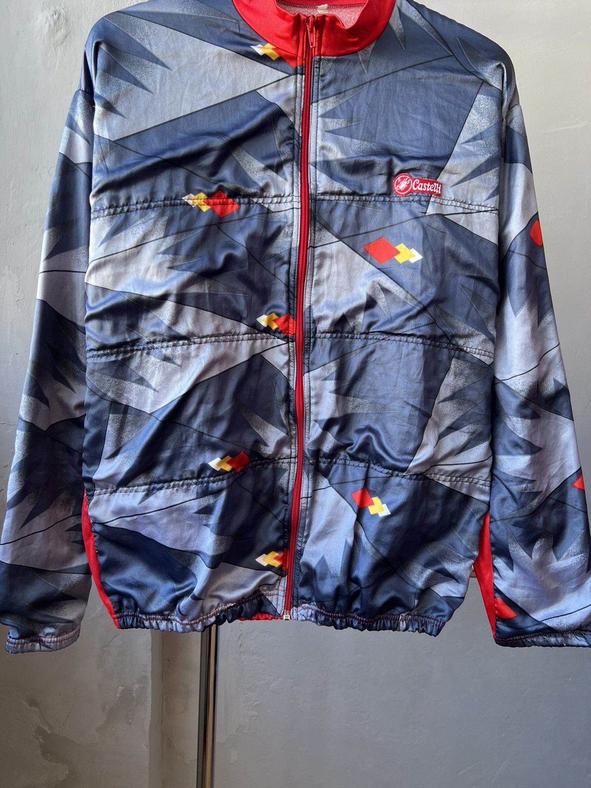 Vintage 1970/80 CASTELLI VINTAGE WINDSTOPPER BIKE CYCLING JACKET 7 Size US XL / EU 56 / 4 - 5 Thumbnail