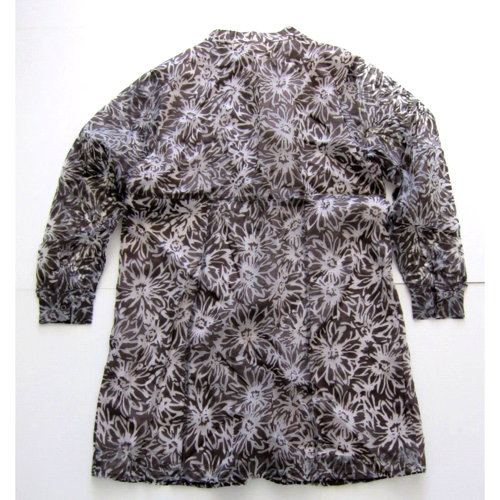 Vintage NWT Rancho Estancia Floral Long Sleeve Tunic Mini Dress XX NWT Size XXL / US 16-18 / IT 52-54 - 2 Thumbnail