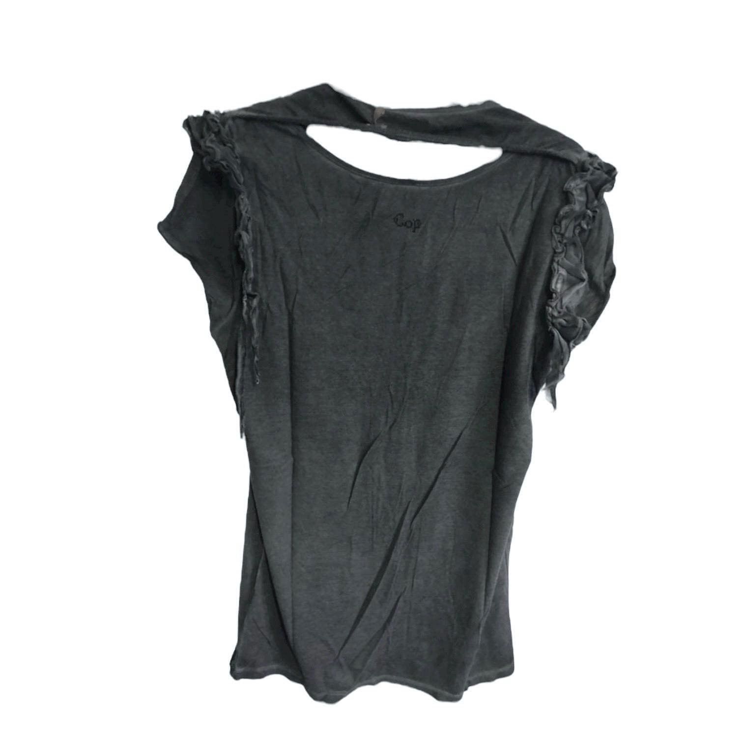 Cop Copine The Cop Copine Cutout Frilly Tee Size S / US 4 / IT 40 - 5 Thumbnail