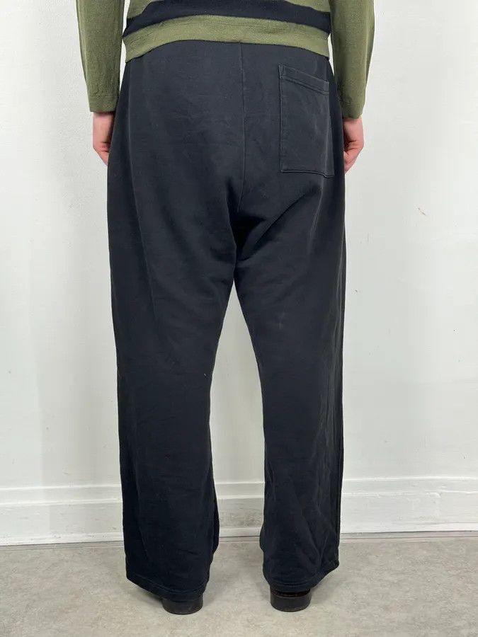 Dries Van Noten Dries Van Noten Black Minimal Straight Wide-Leg Sweatpants Size US 34 / EU 50 - 2 Thumbnail