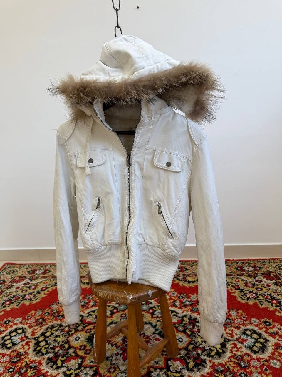 Japanese Brand Avant-Garde Hysteric Glamour Leather Fur Fell Jacket Y2K Size US S / EU 44-46 / 1 - 2 Thumbnail