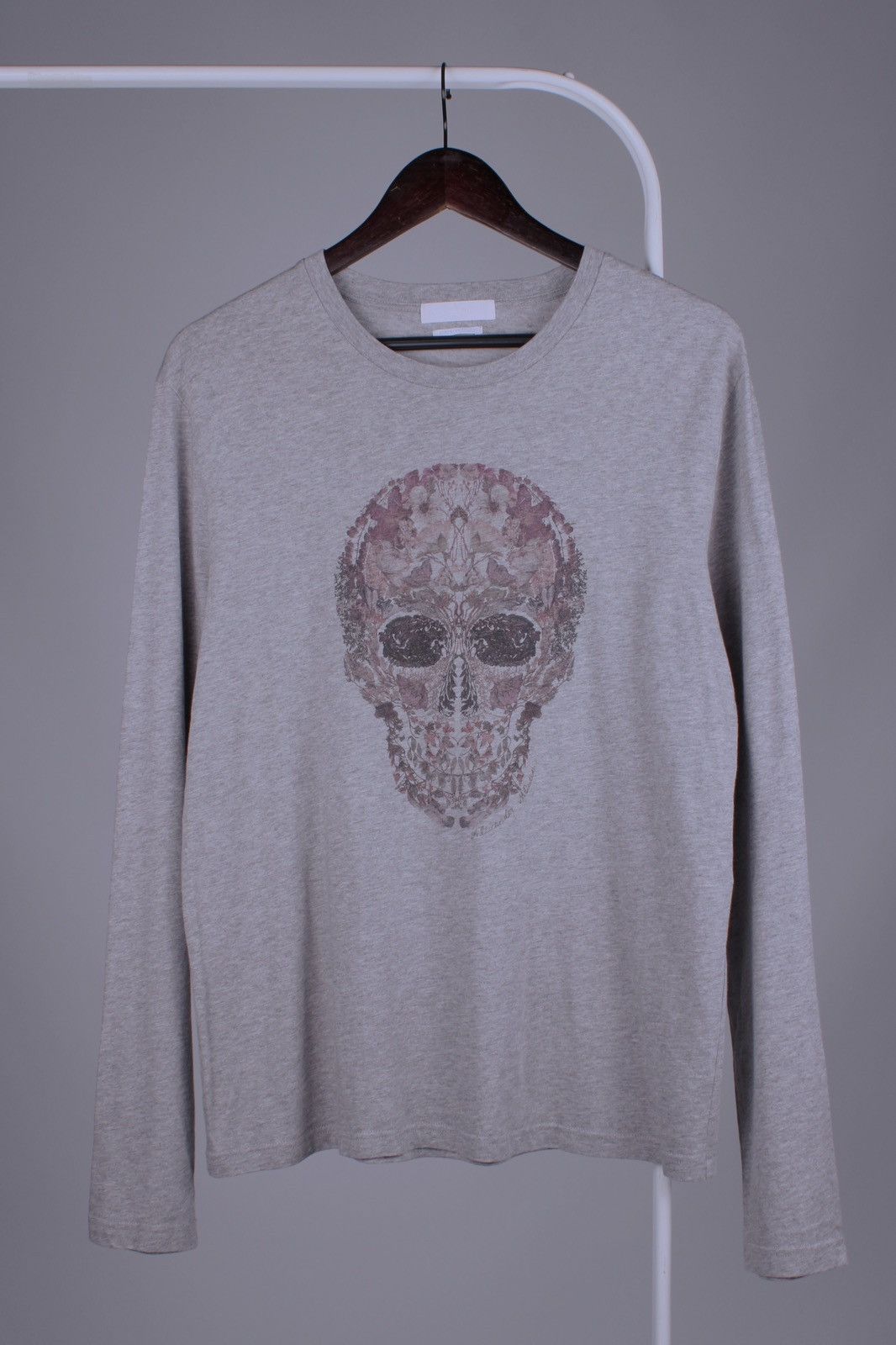 Alexander McQueen × Designer ALEXANDER McQUEEN Floral Skull Long Sleeve T-Shirt Size US M / EU 48-50 / 2 - 1 Thumbnail
