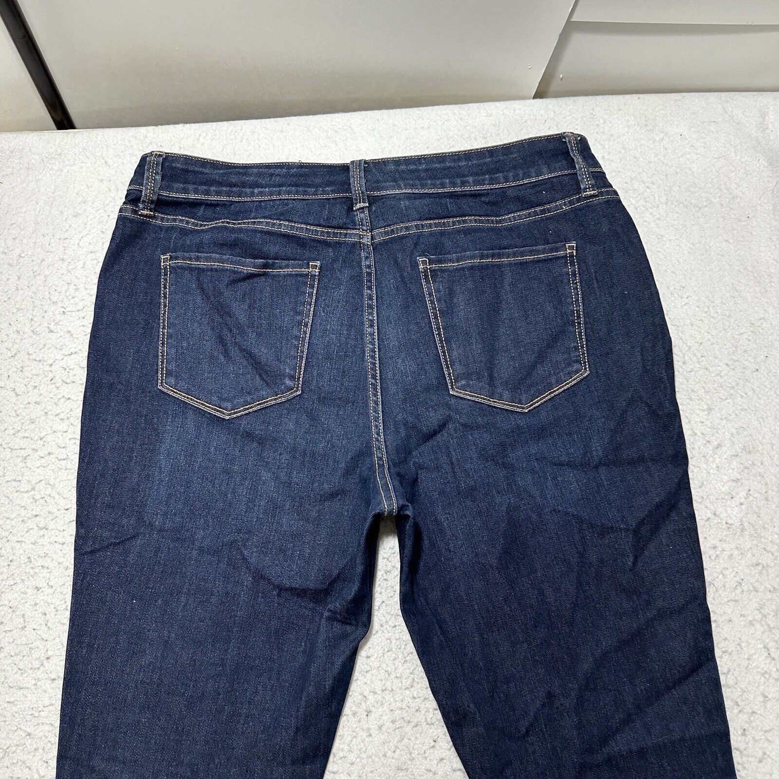 St. Johns Bay St. John's Bay 14 Skinny Leg High Rise Jeans Navy Blue Size 36" / US 14 / IT 50 - 10 Thumbnail