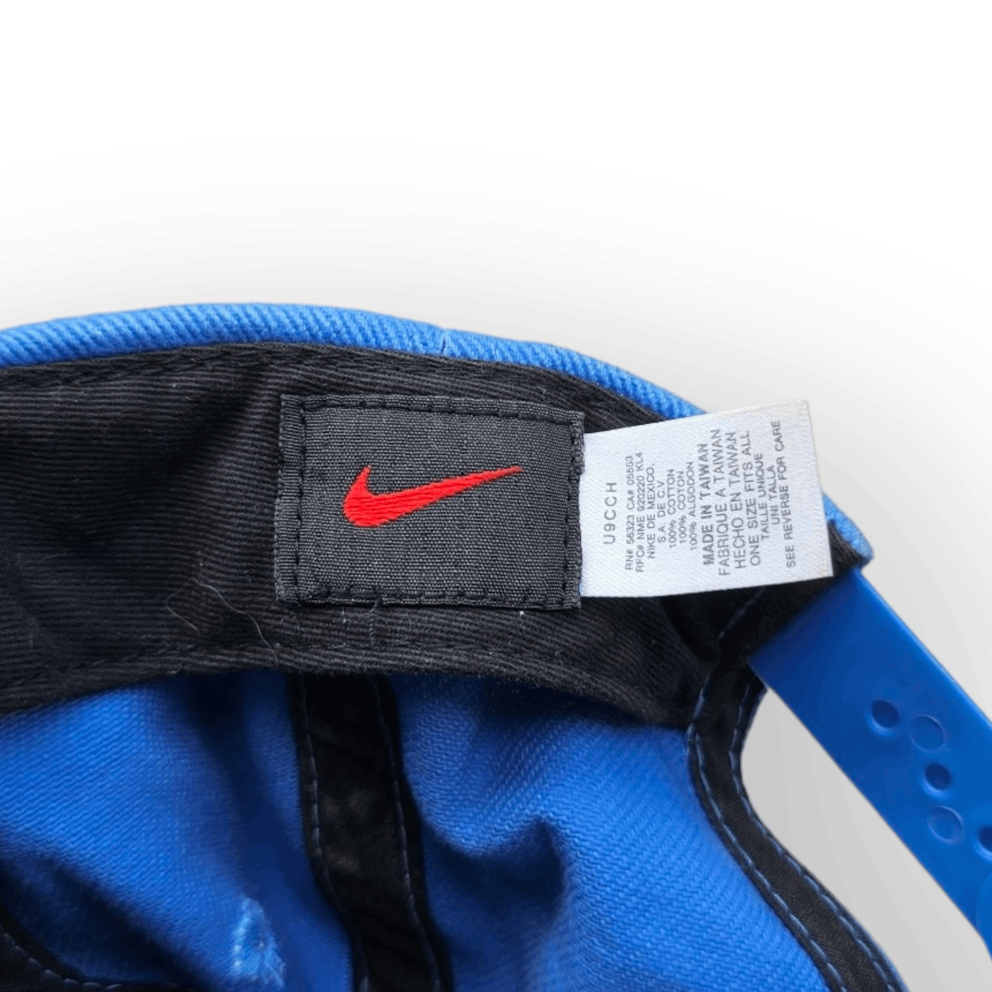 Nike × Vintage Nike Light Blue Logo Hat Size ONE SIZE - 4 Thumbnail