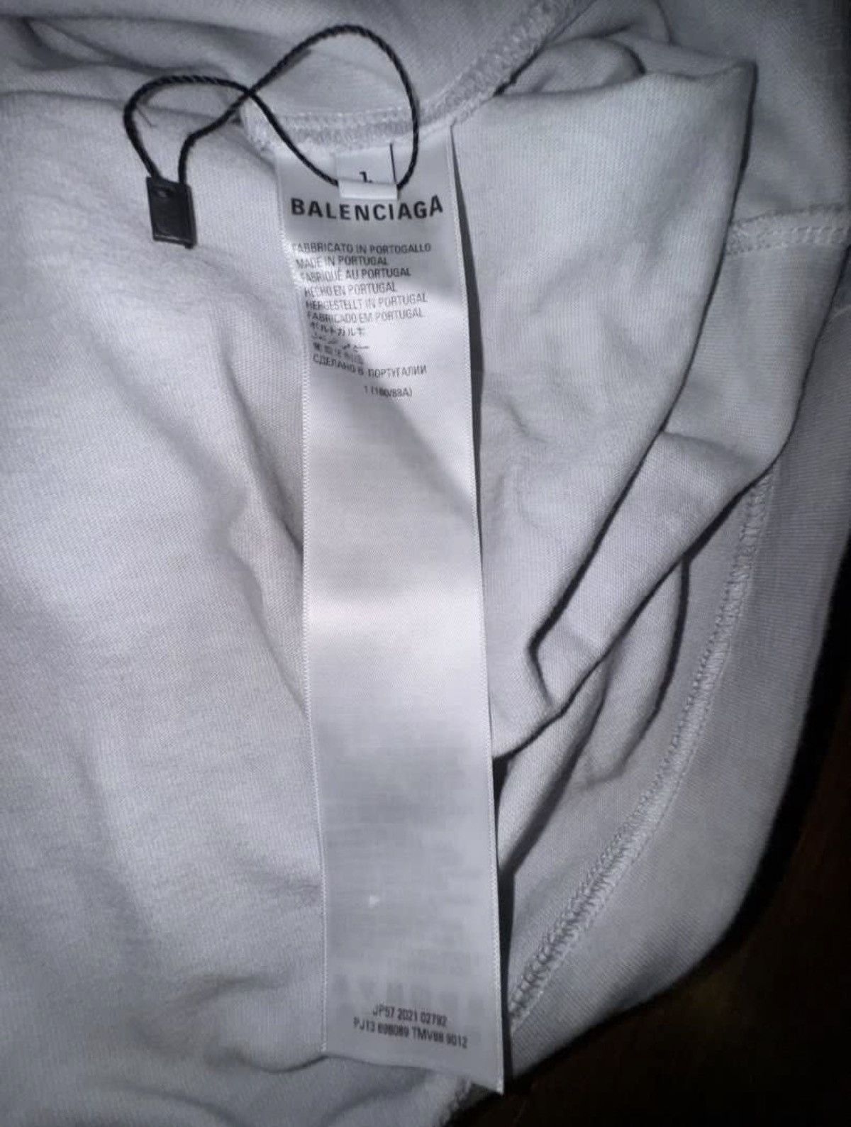 Balenciaga Balenciaga Metal Double Sleeve T Shirt Size US S / EU 44-46 / 1 - 4 Thumbnail