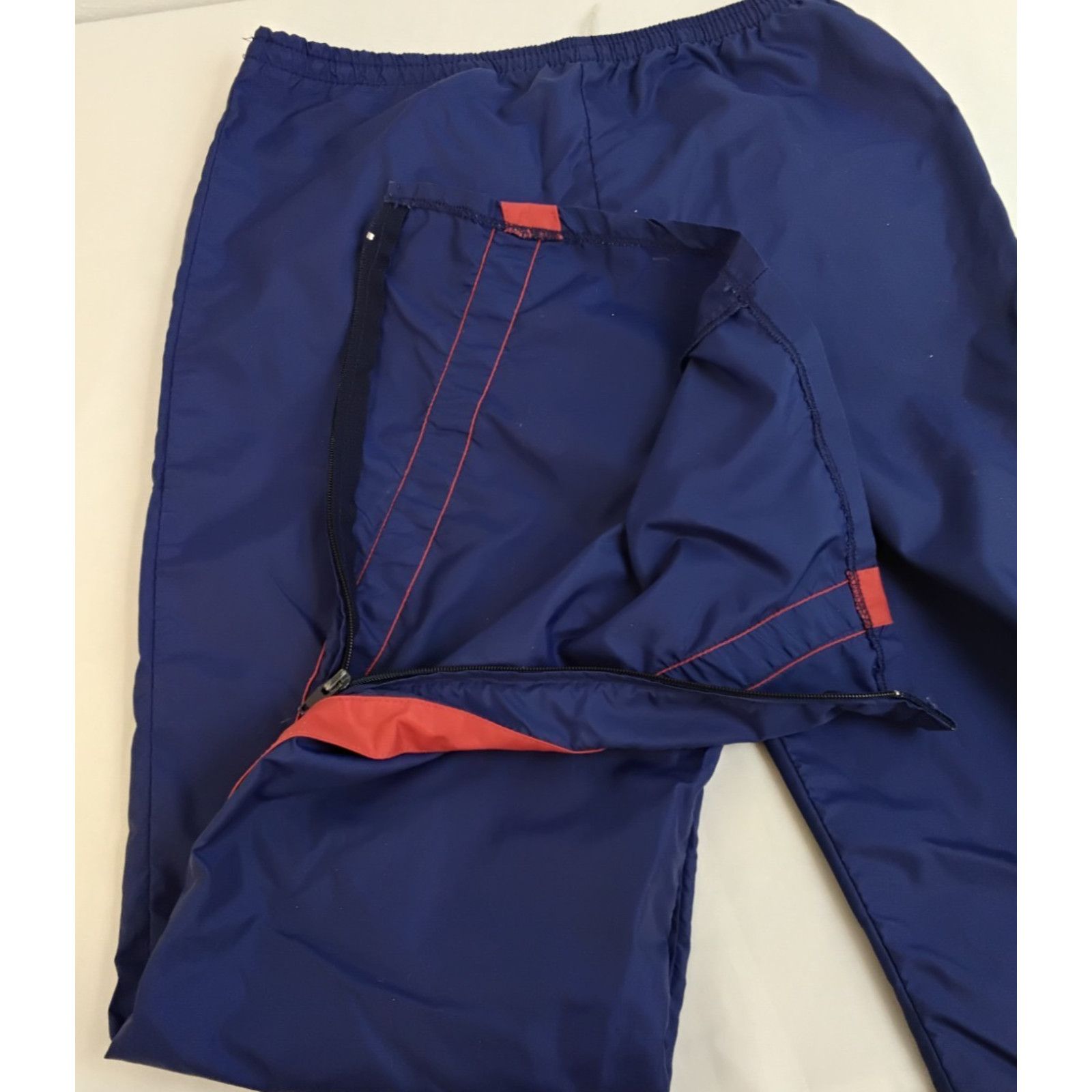 Nike Nike Orange Swoosh Track Pants Men's M Ankle Zip VTG 1970s Size US 30 / EU 46 - 4 Thumbnail