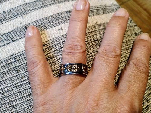 Other Cross Skull Ring Size ONE SIZE - 2 Thumbnail