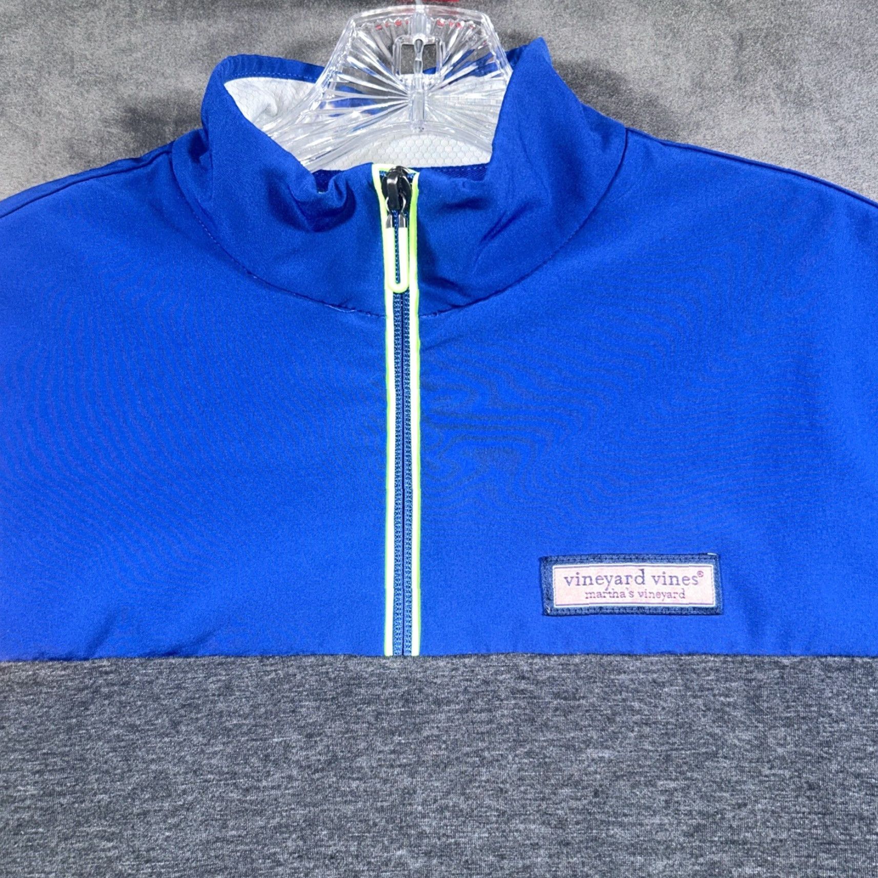 Vineyard Vines Vineyard Vines 1/4 Zip Pullover Sweatshirt Mens XS Gray Blue Two Tone Athleisure Size US XS / EU 42 / 0 - 3 Thumbnail