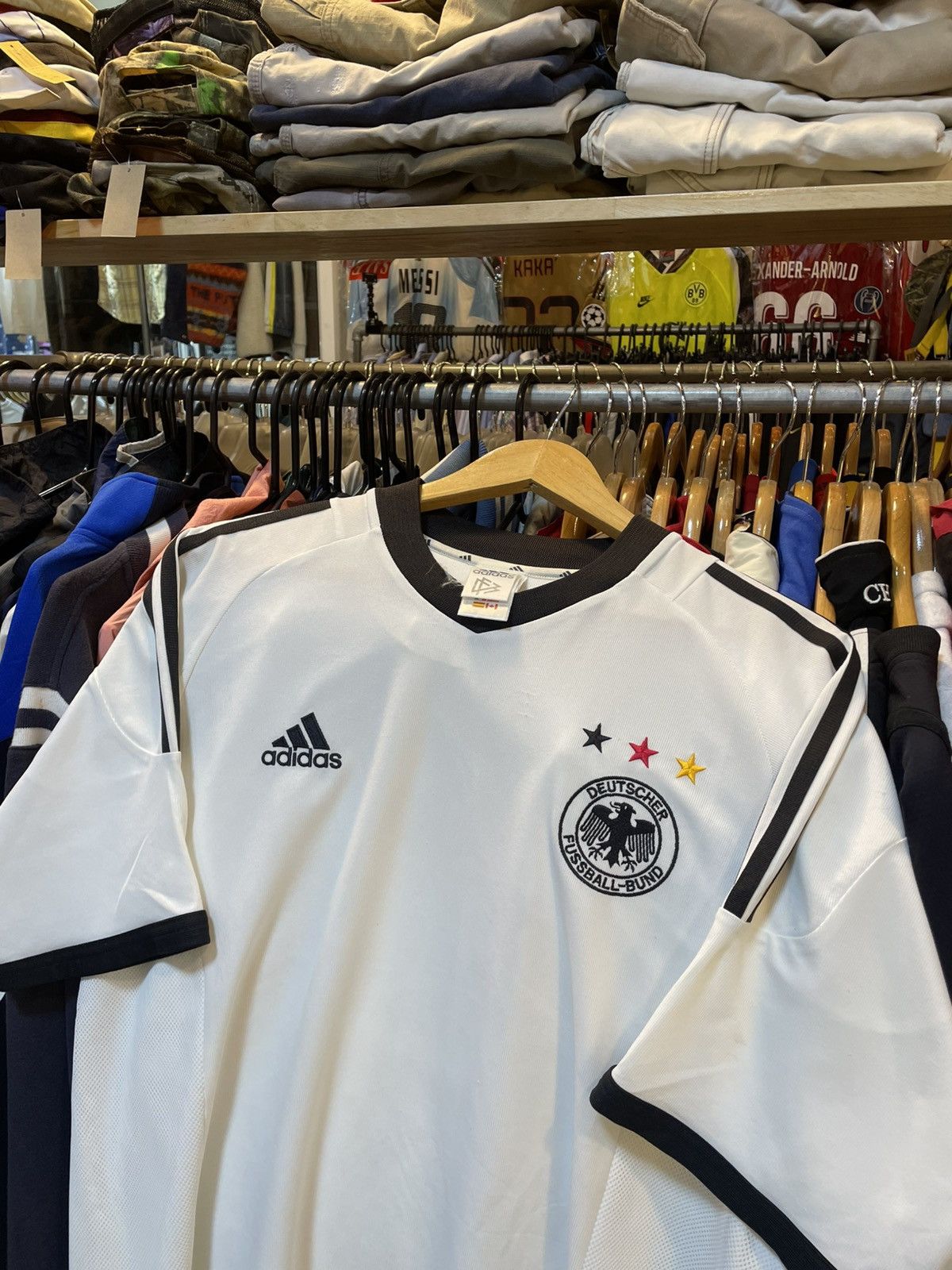 Adidas Vintage 2002 Germany Home Kit Size US M / EU 48-50 / 2 - 2 Thumbnail