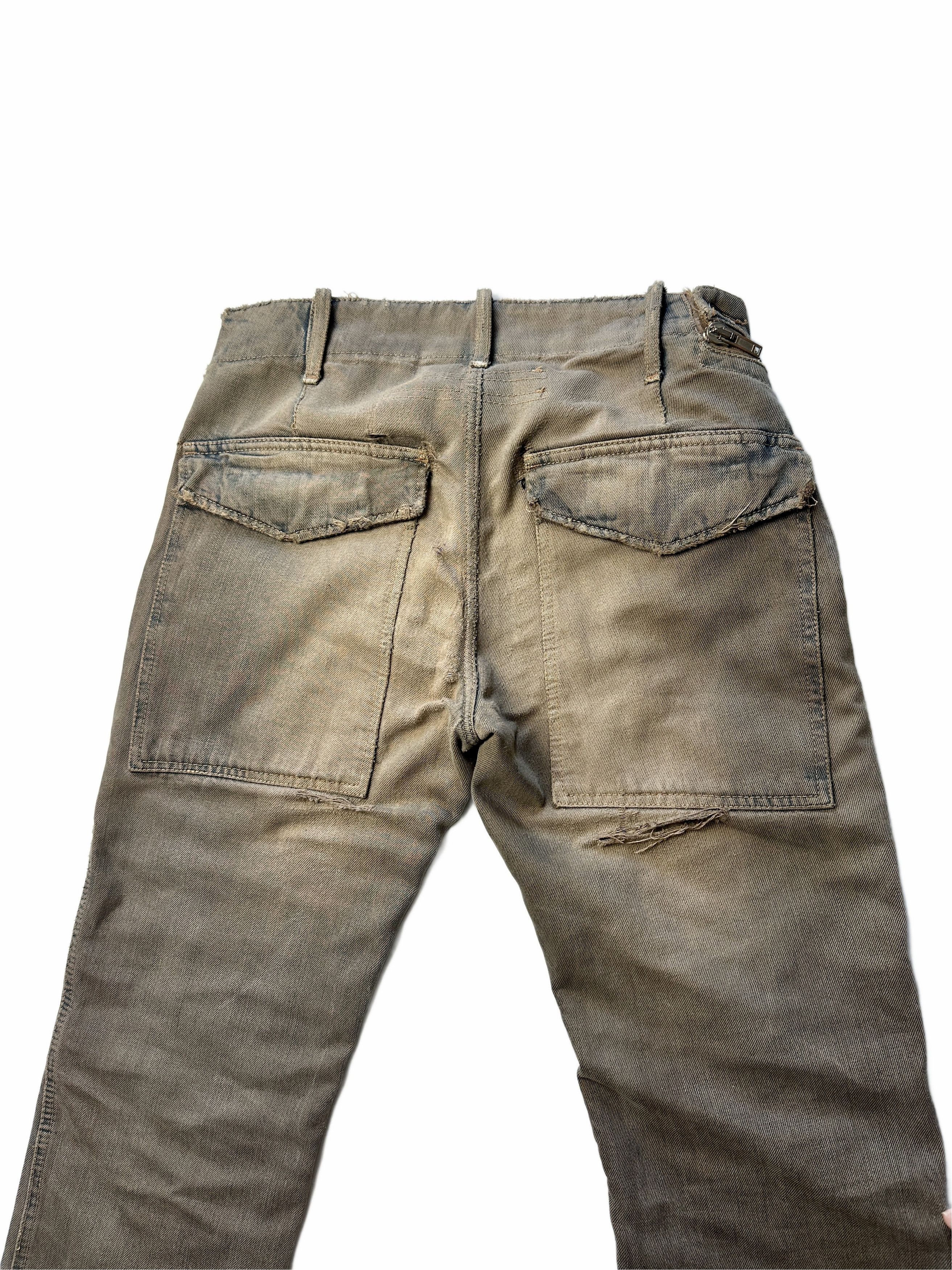 Rick Owens Drkshdw FW06 Aircut Denim Size US 30 / EU 46 - 7 Thumbnail