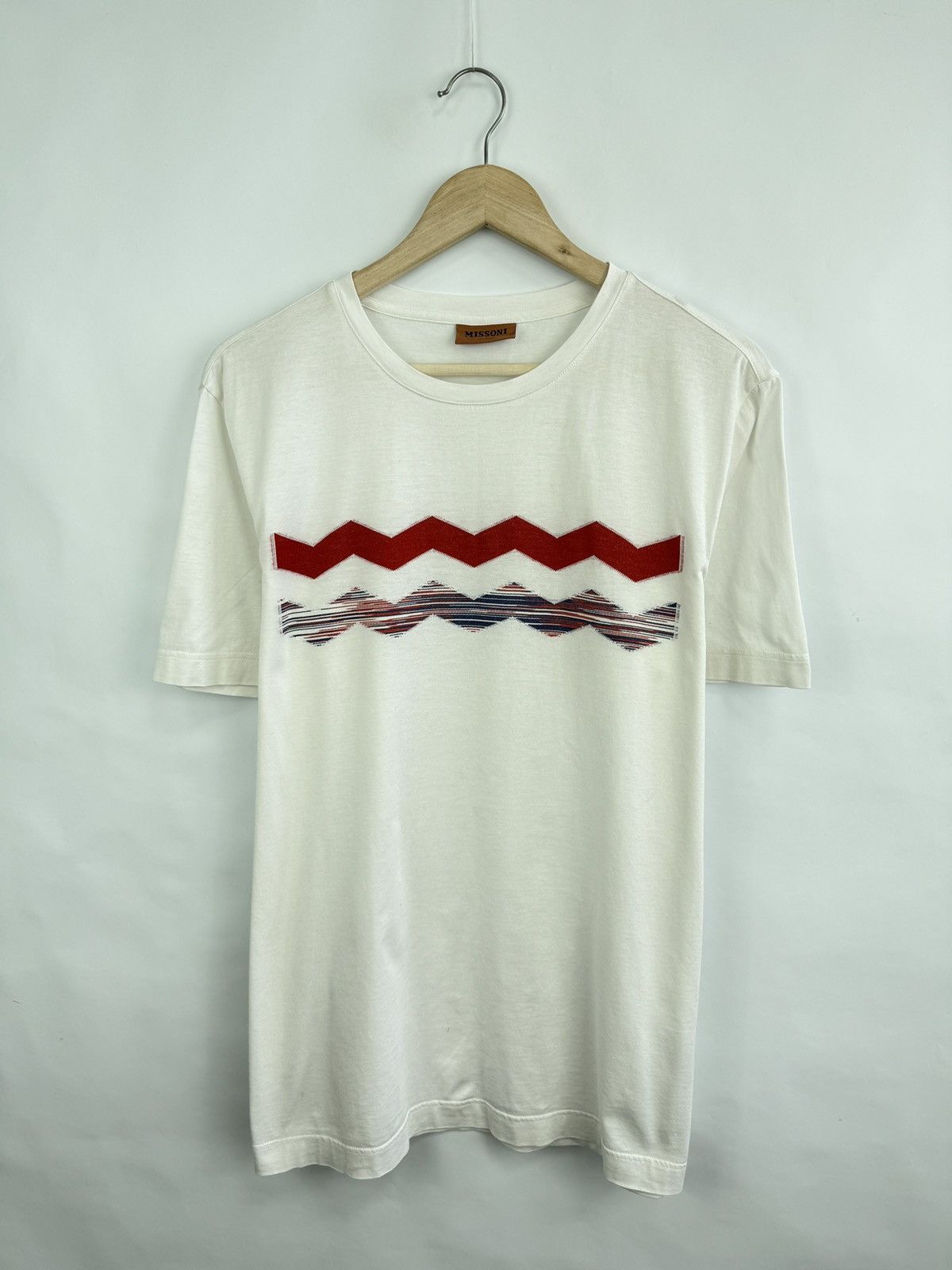 Missoni 🇮🇹 Missoni Luxury Art T-Shirt 2021 Rare Retro Hype Y2K Size US L / EU 52-54 / 3 - 3 Thumbnail