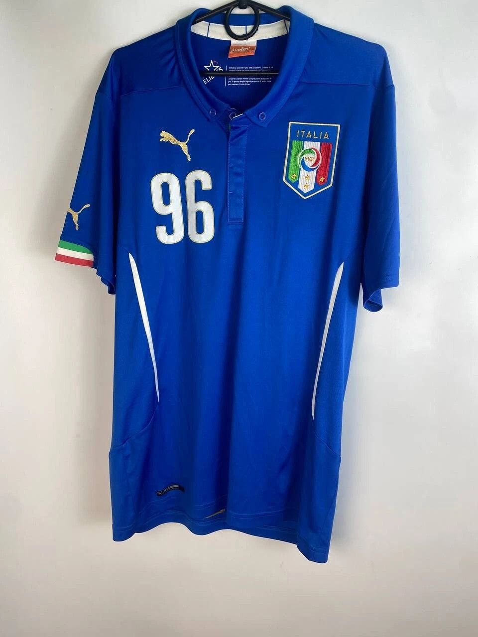 Puma × Versace Italy x Versace Blue Jersey | Grailed