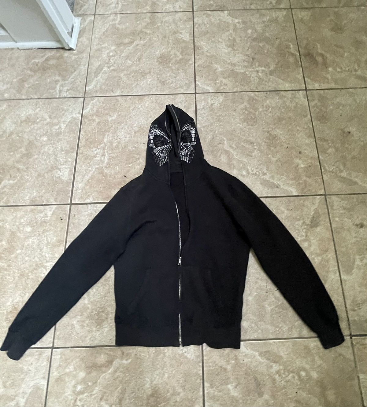 Other Black Butterfly Rhinestone Full Zip Size US S / EU 44-46 / 1 - 2 Thumbnail