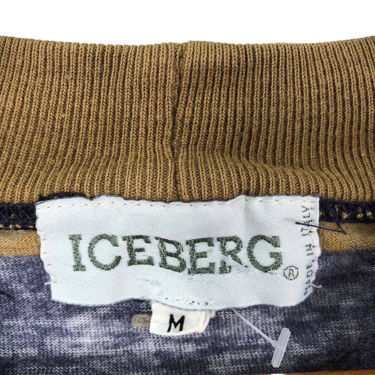 Iceberg Italian Luxury Brand ICEBERG ITALY STRIPE T-Shirt Size M / US 6-8 / IT 42-44 - 5 Thumbnail