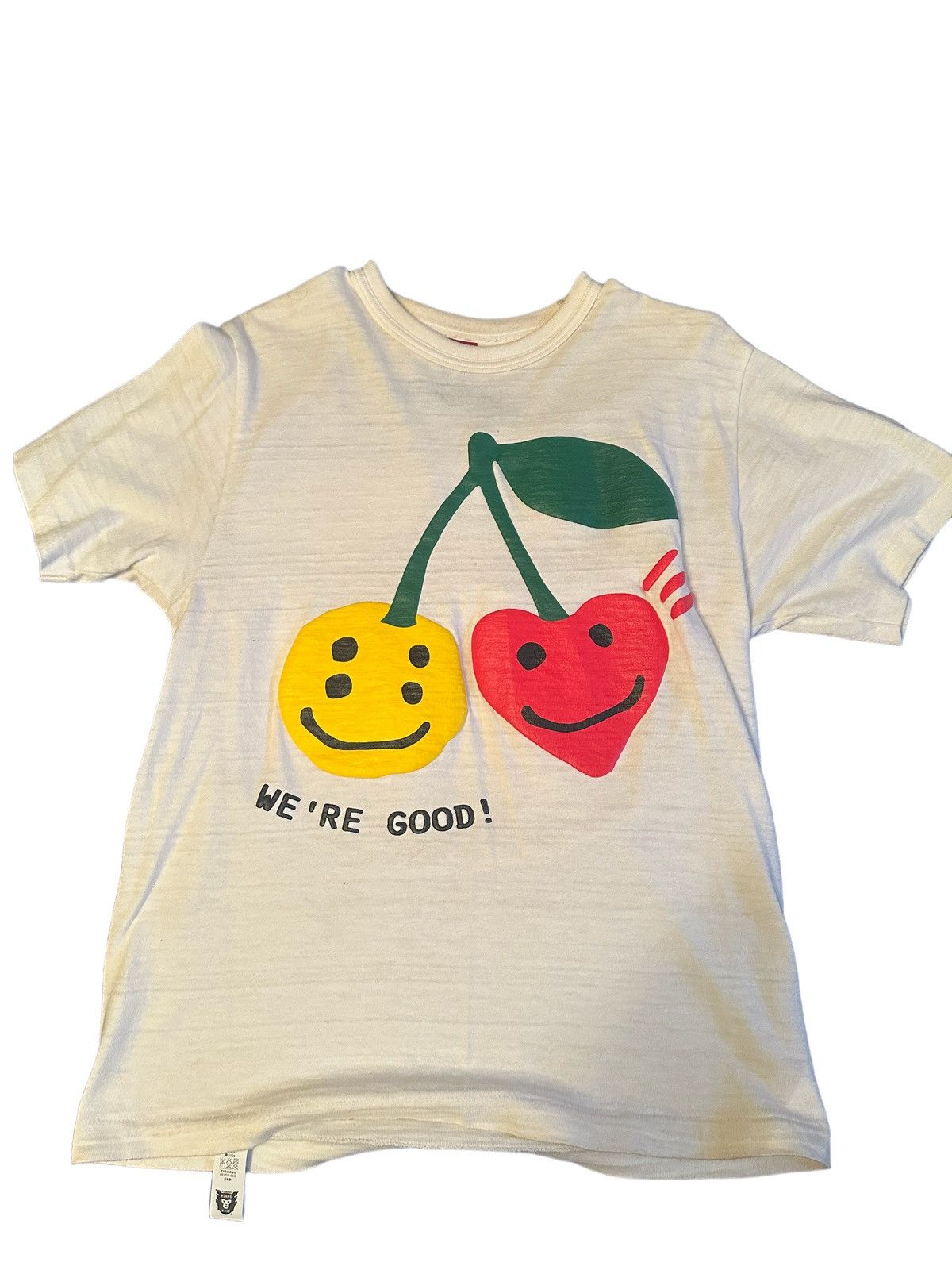 image of Cactus Plant Flea Market x Human Made Cpfm X Human Made We’Re Good Tee in White, Men's (Size Medium