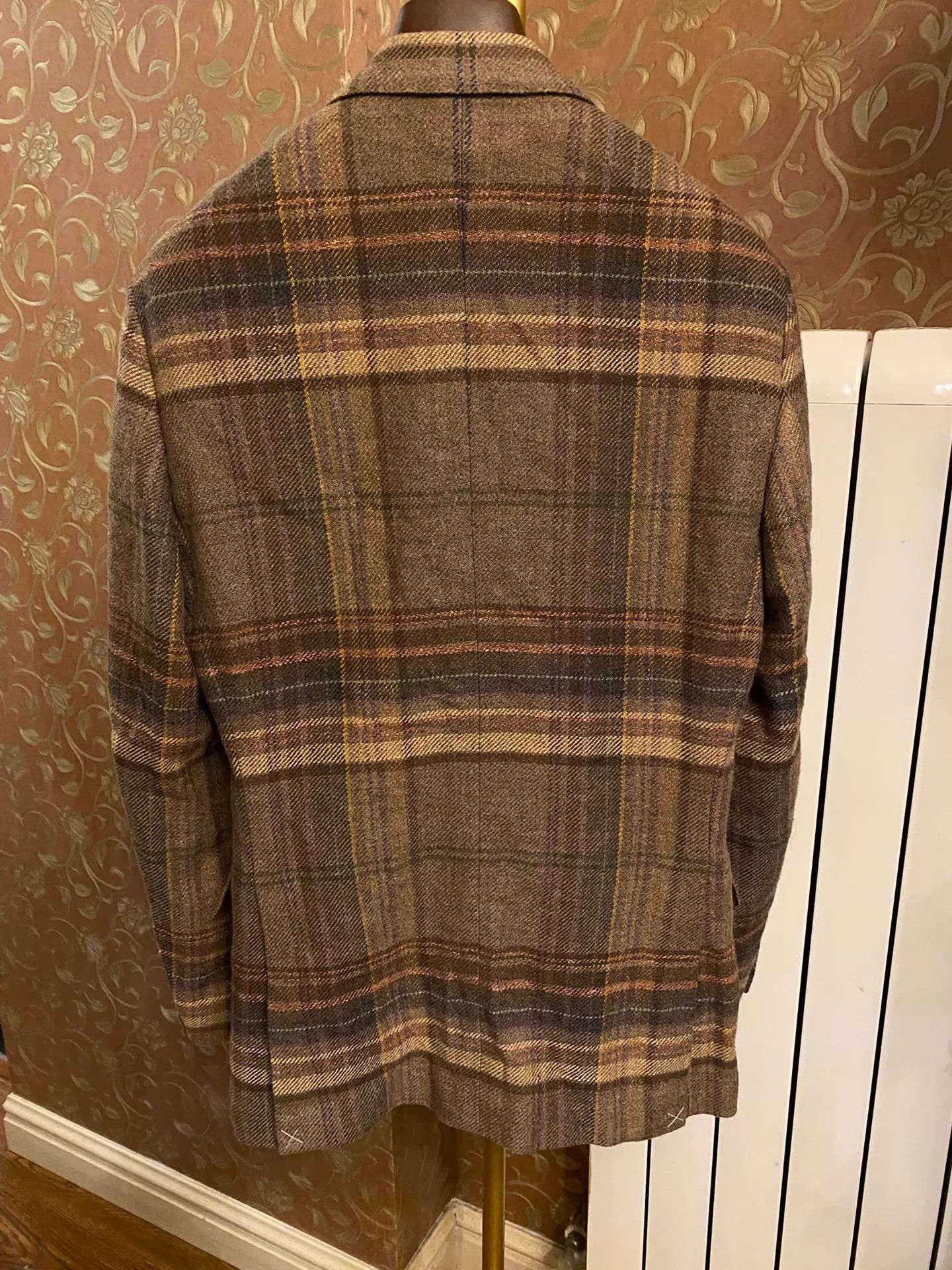 Polo Ralph Lauren Ralph Lauren Purple Label Tussah Silk Check Suit 40 Size 40R - 3 Thumbnail