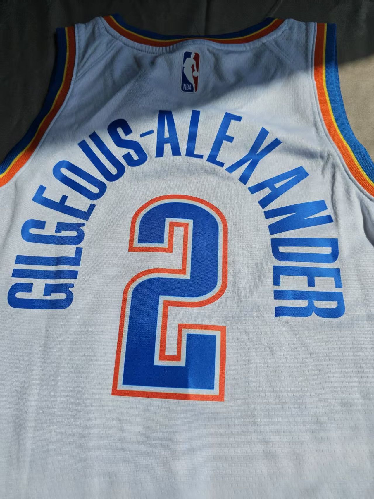 NBA Thunder #2 Shai Gilgeous-Alexander Jersey Size US XL / EU 56 / 4 - 3 Thumbnail