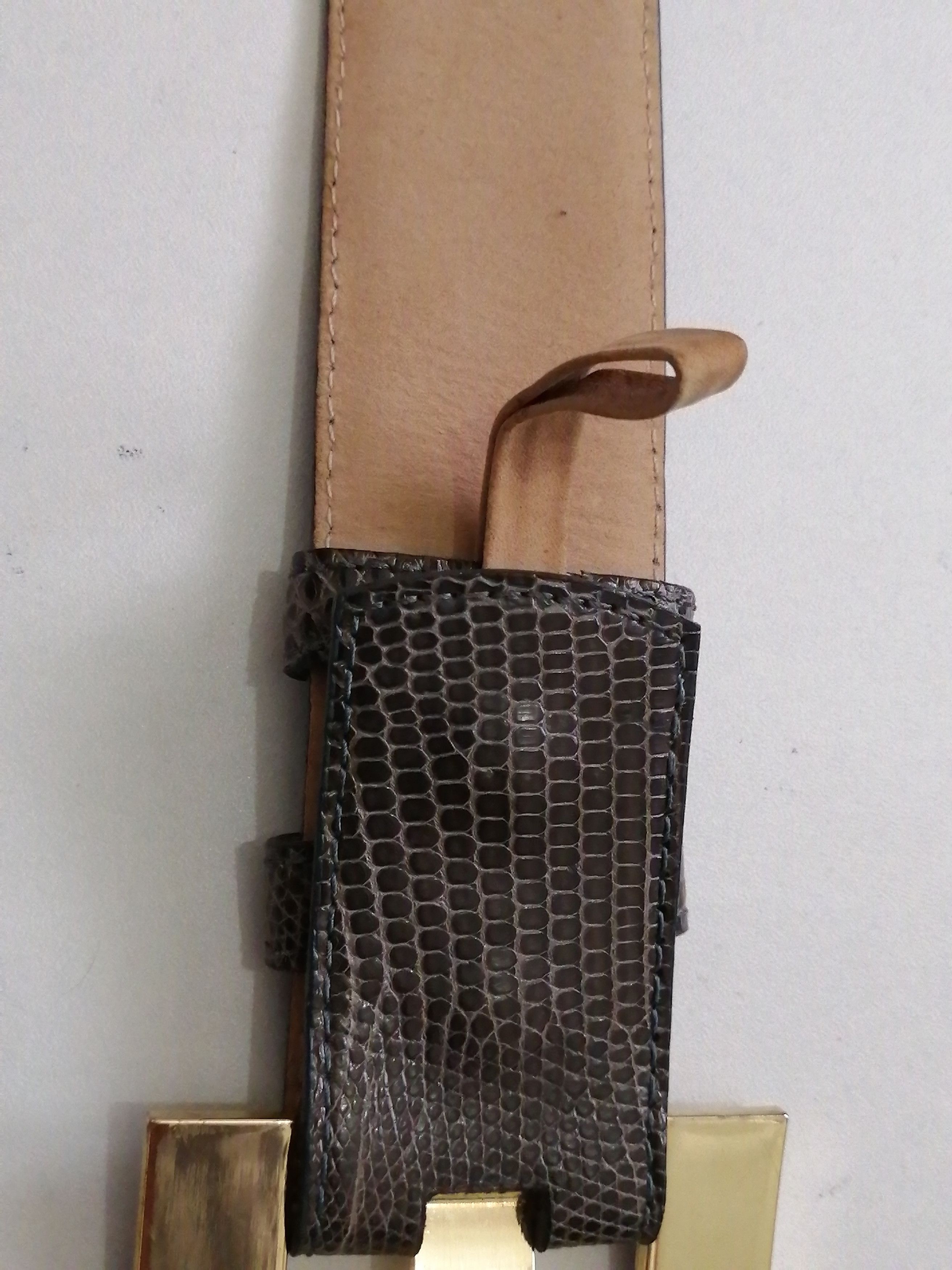 Other KARA ROSS NEW YORK GENUINE LIZARD BELT Size 34 - 6 Thumbnail