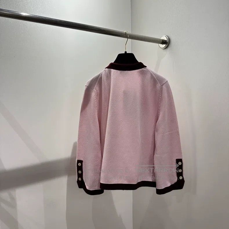 Chanel Chanel 25A cashmere lace cardigan coat Size M / US 6-8 / IT 42-44 - 2 Thumbnail